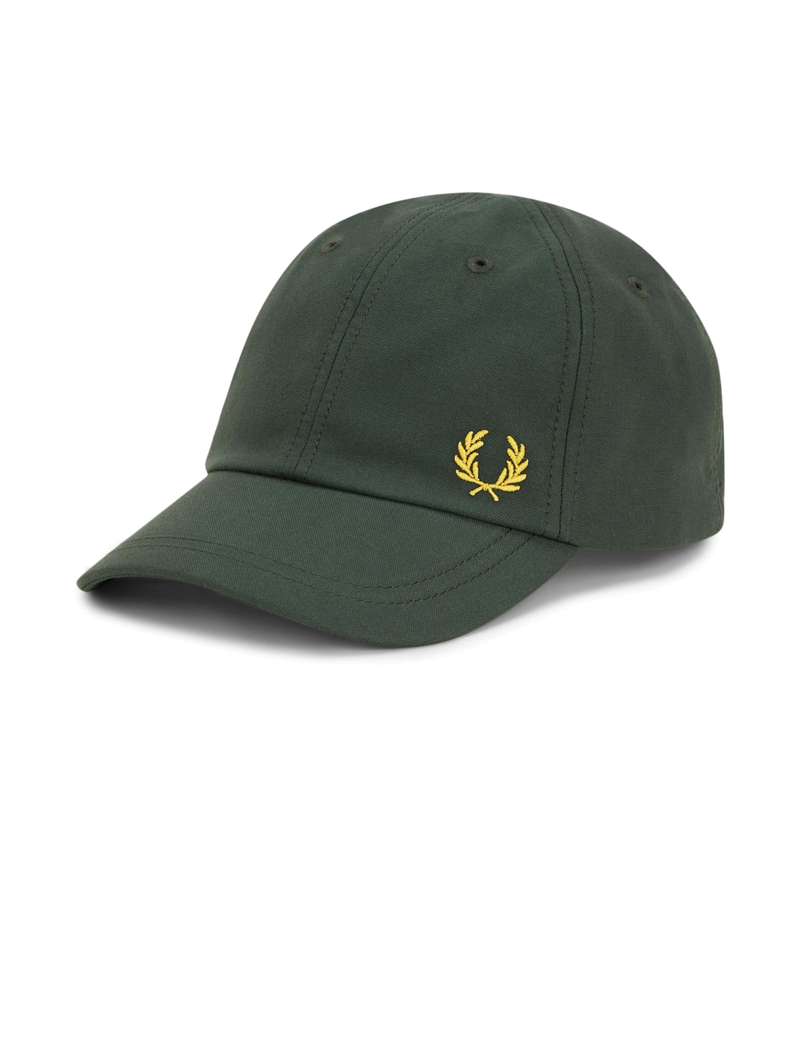Fred Perry Oxford Peaked Hat In Green