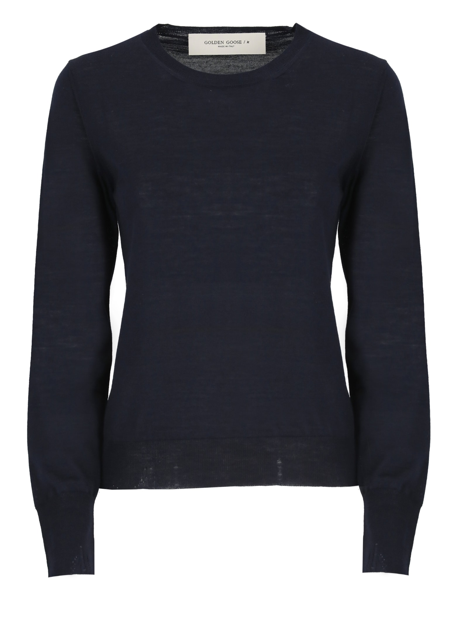 Shop Golden Goose Wool Sweater In Blue