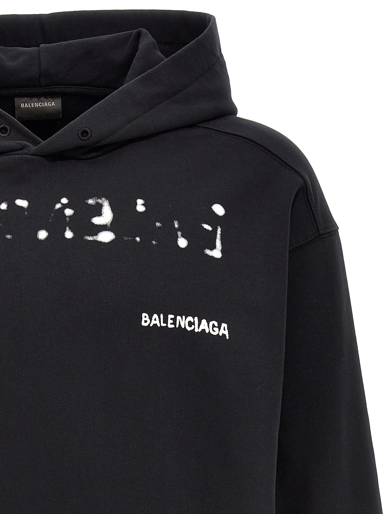 予約販売品】 Balenciaga - BALENCIAGA Logo Print Hoodie パーカー