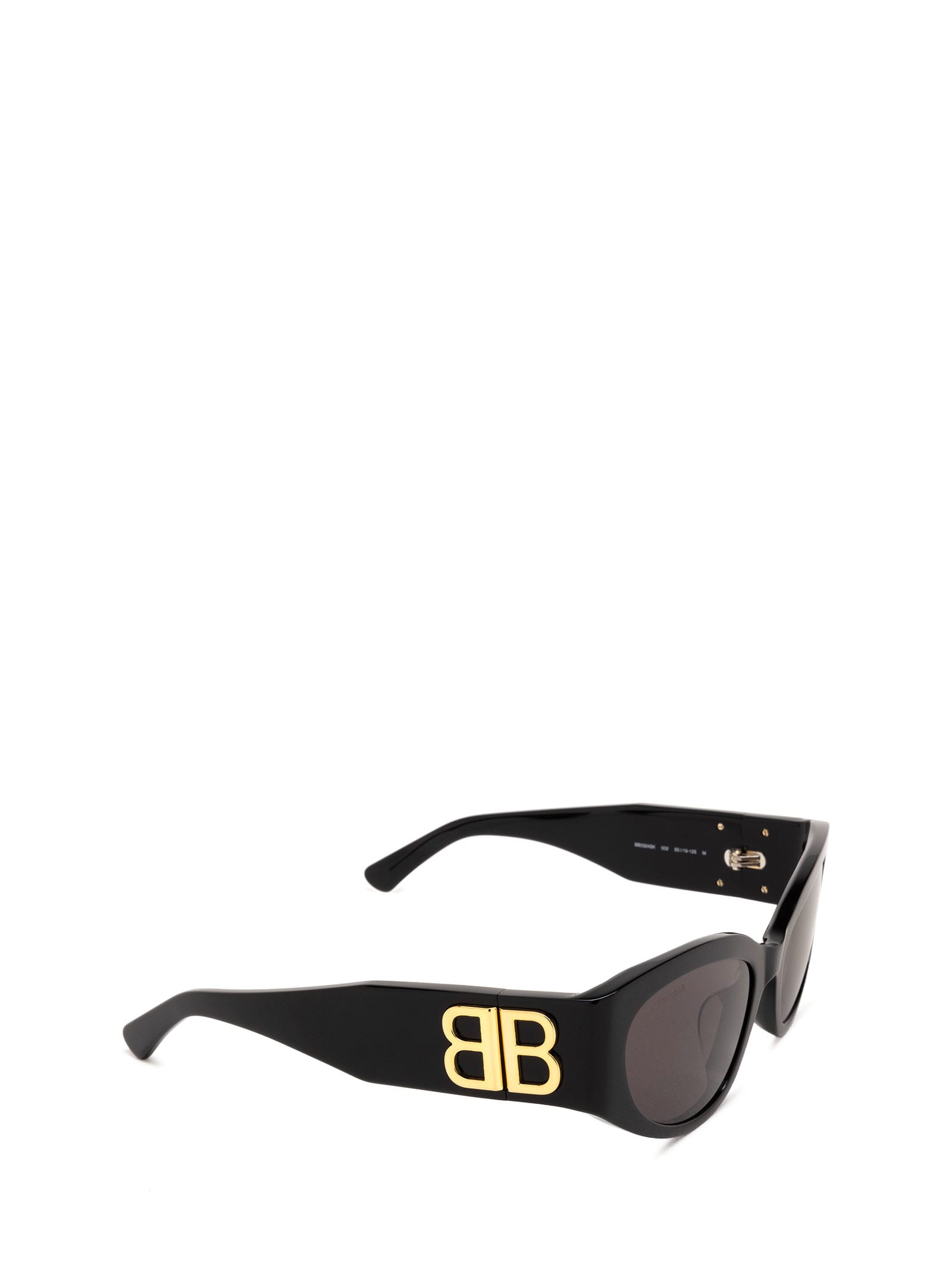 Shop Balenciaga Bb0324sk Black Sunglasses