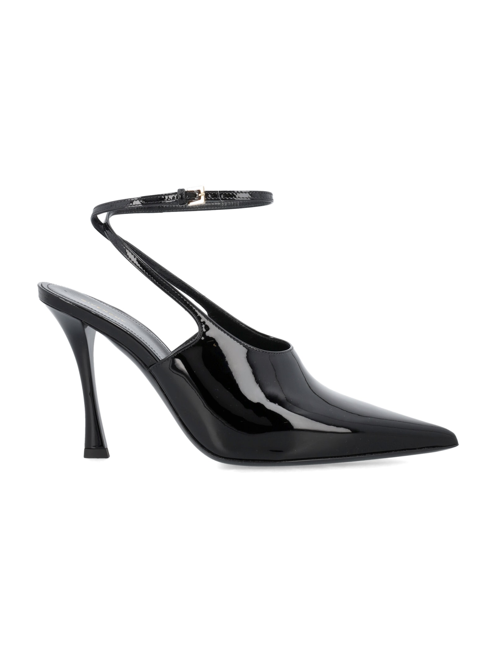 Givenchy Patent Leather Slingback Pumps In Black