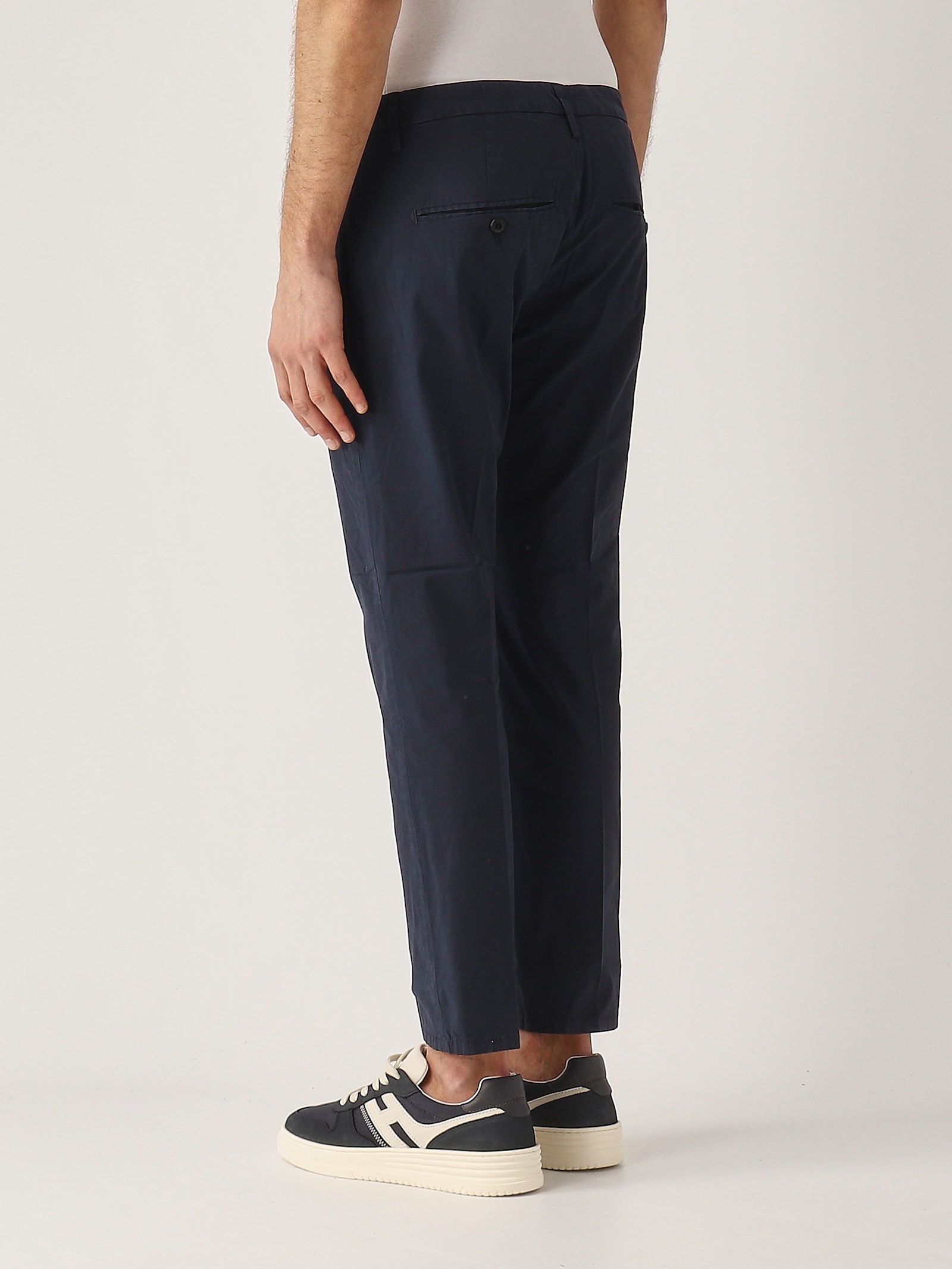 Dondup Pantalone Alfredo Slim-fit Trousers In Blue