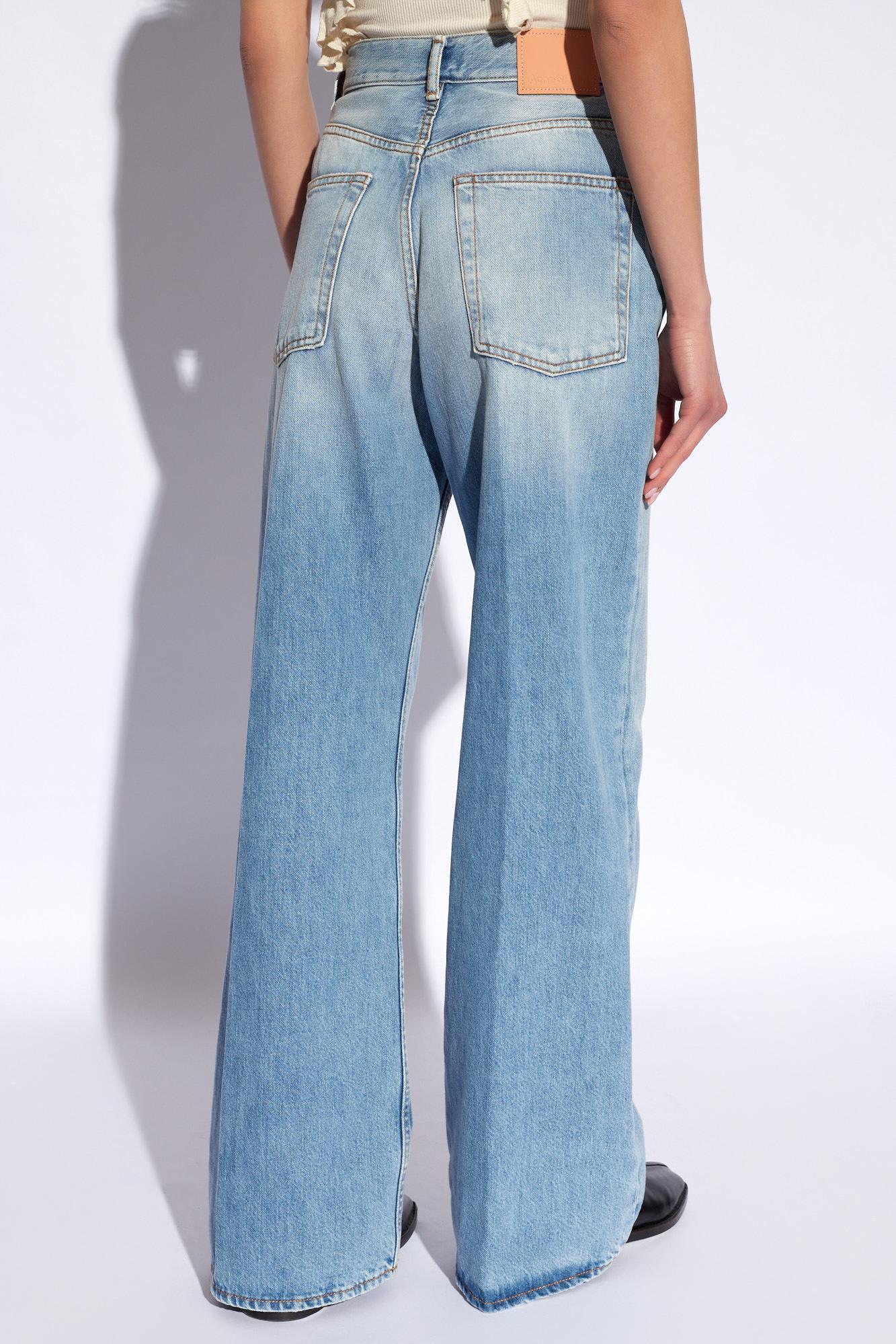 Shop Acne Studios Relaxed Fit Jeans In Azure