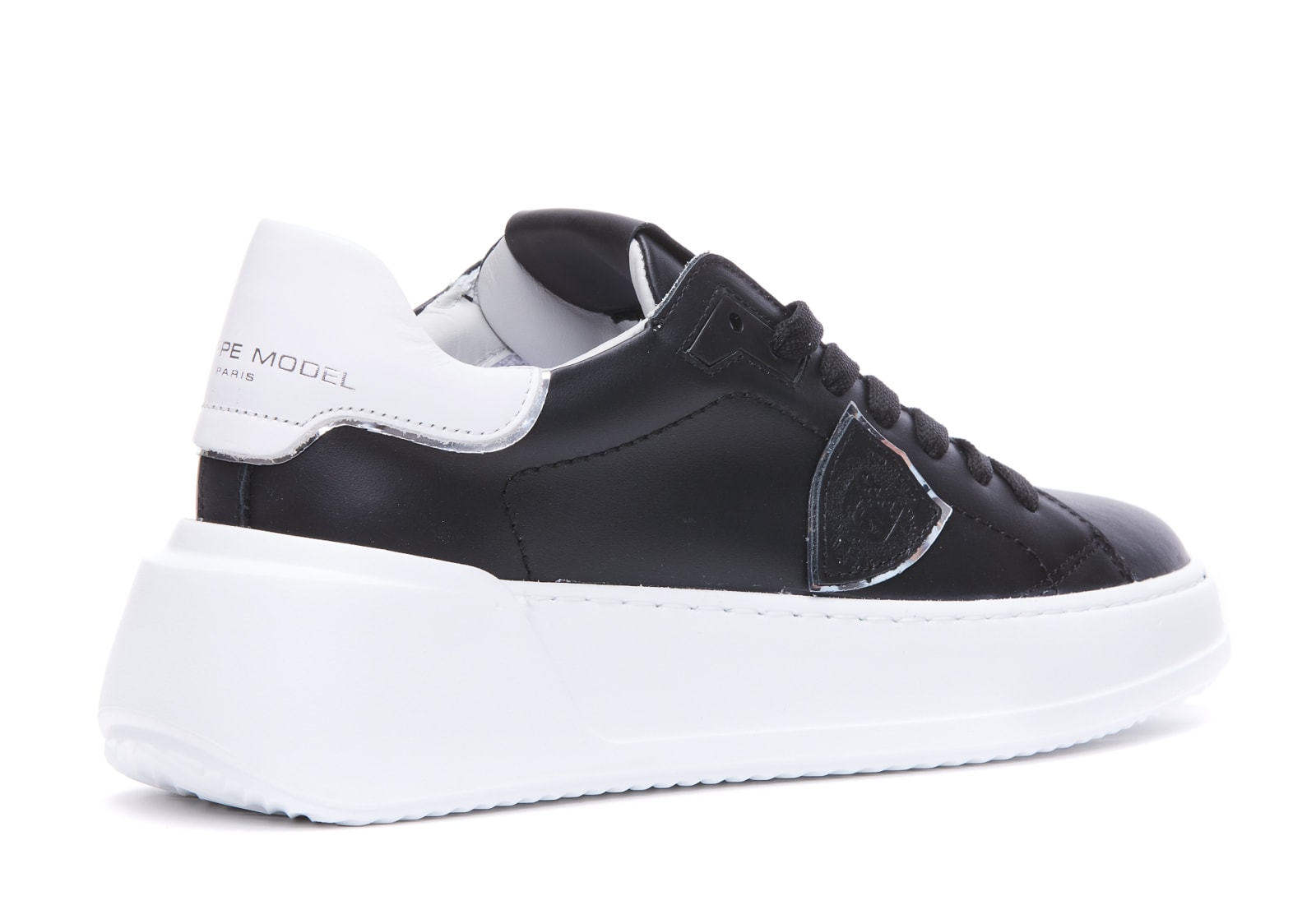 Philippe Model Low Top Sneakers Contrast Heel
