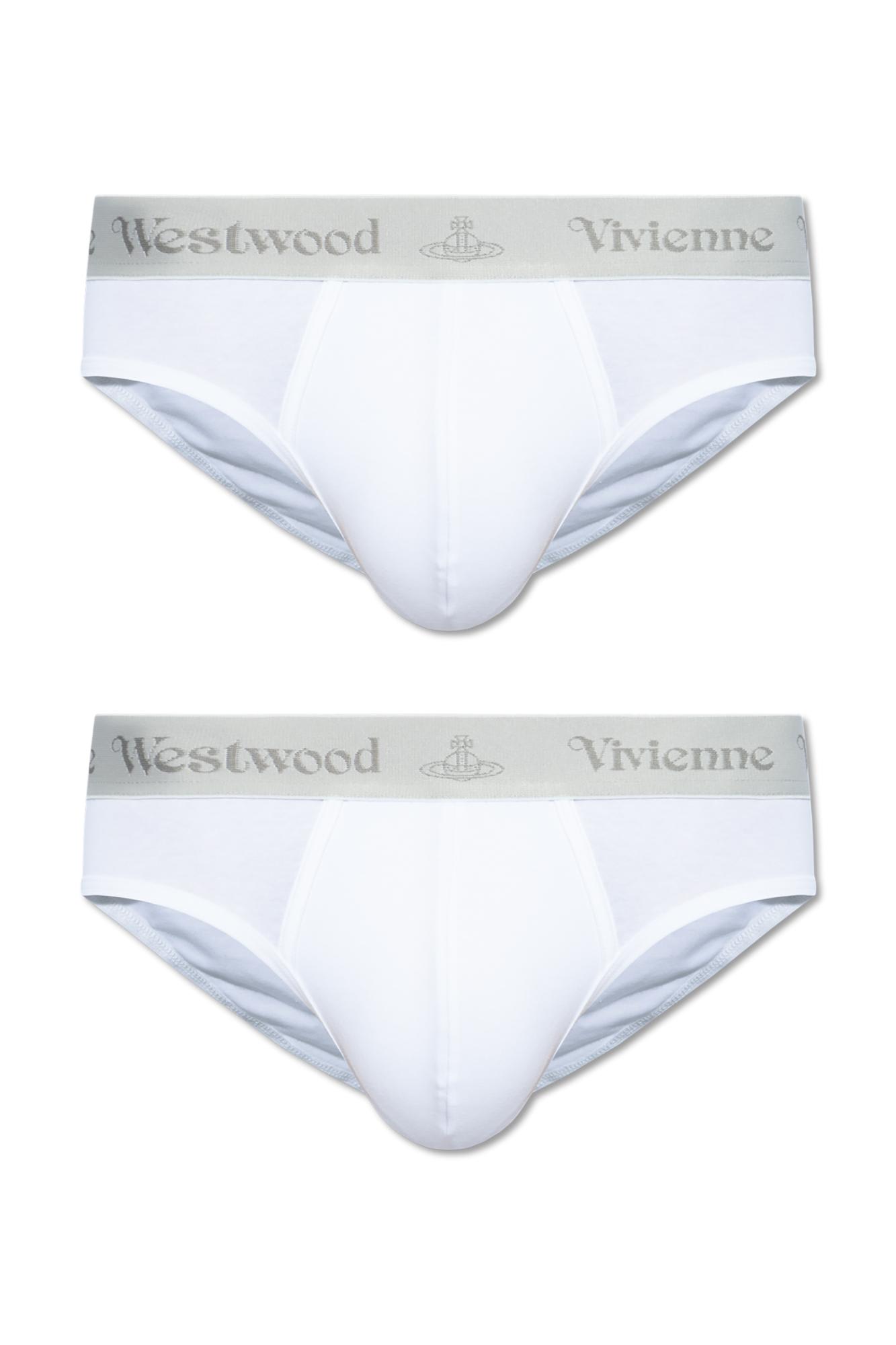 Vivienne Westwood Two-pack Of Briefs In White