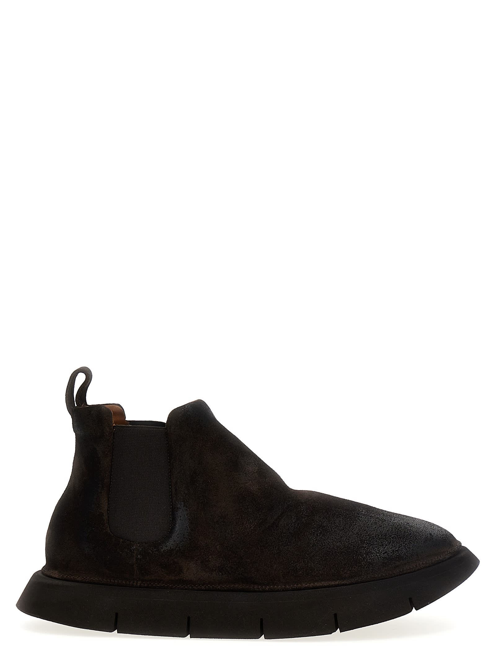 Shop Marsèll Intagliata Ankle Boots In Brown