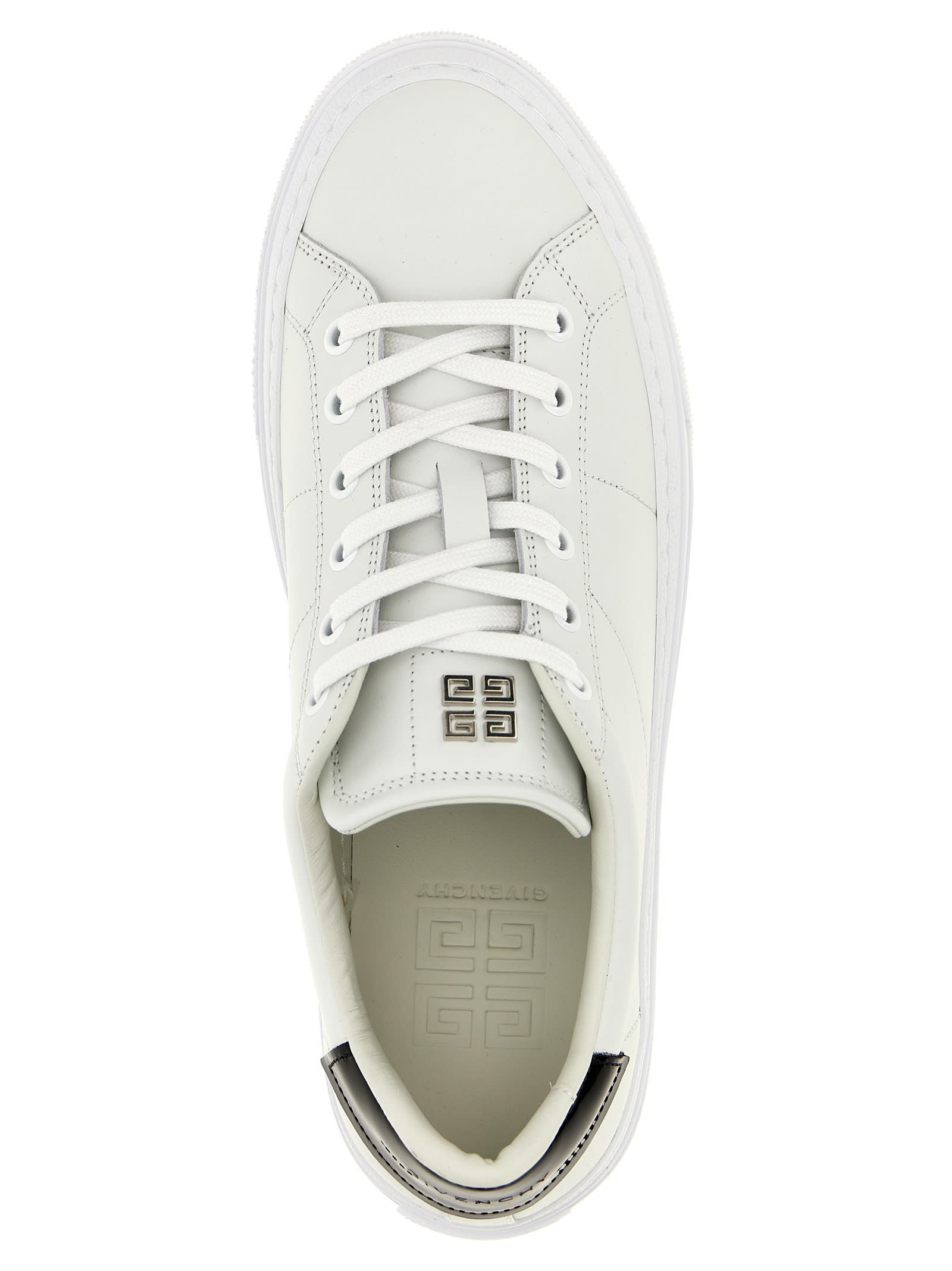 Shop Givenchy City Sport Sneakers In Bianco