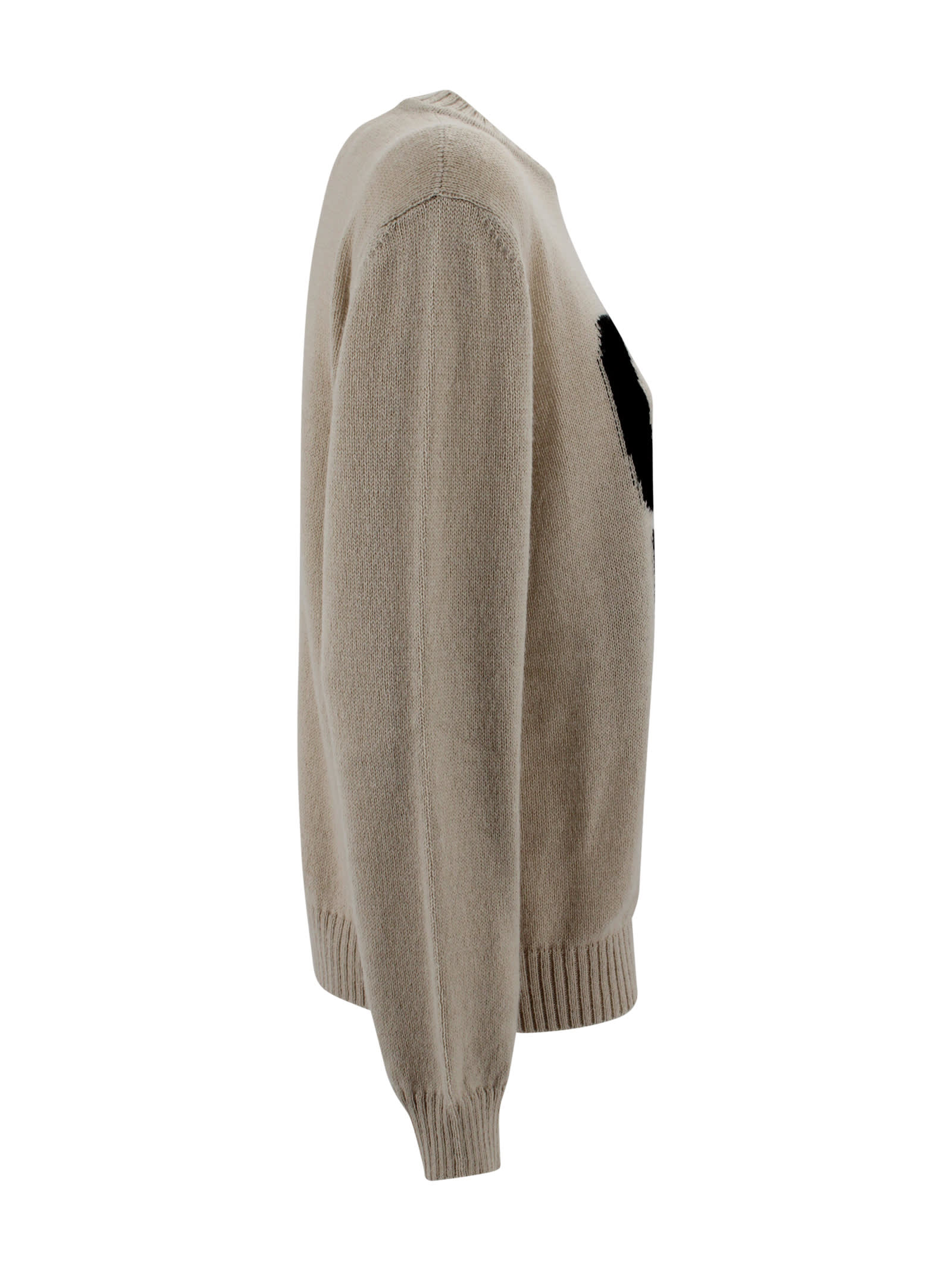 Weekend Max Mara Alpaca And Wool Jumper In Neutral