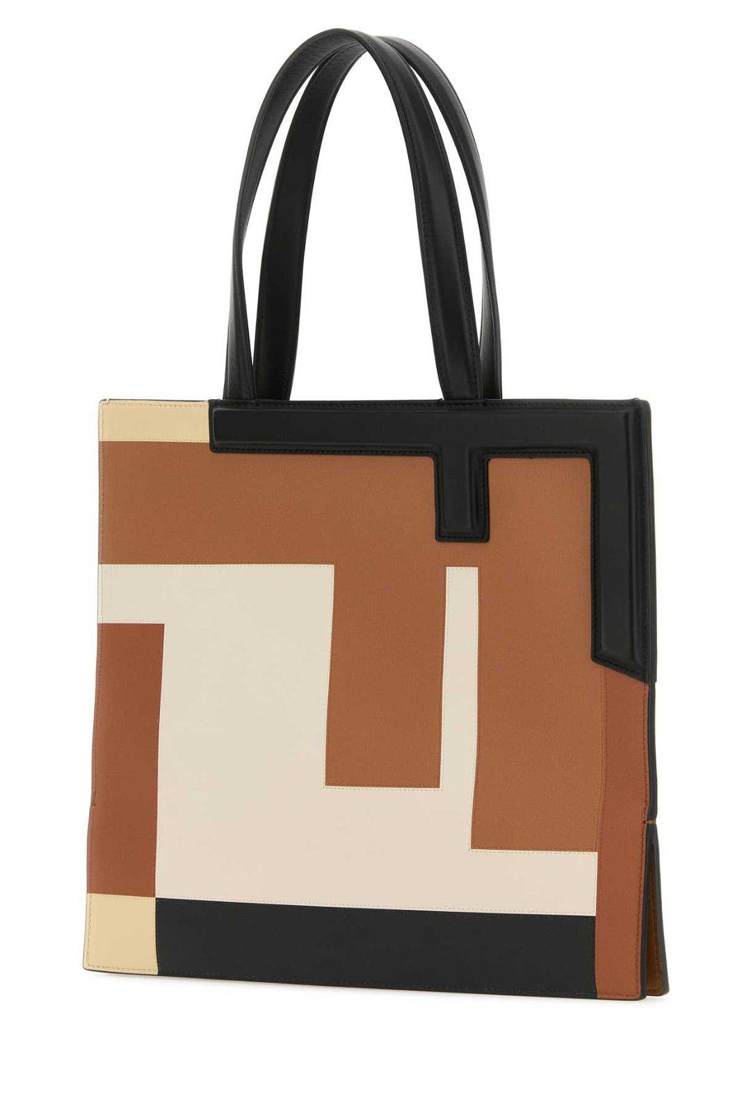 Shop Fendi Top Handle Tote Bag