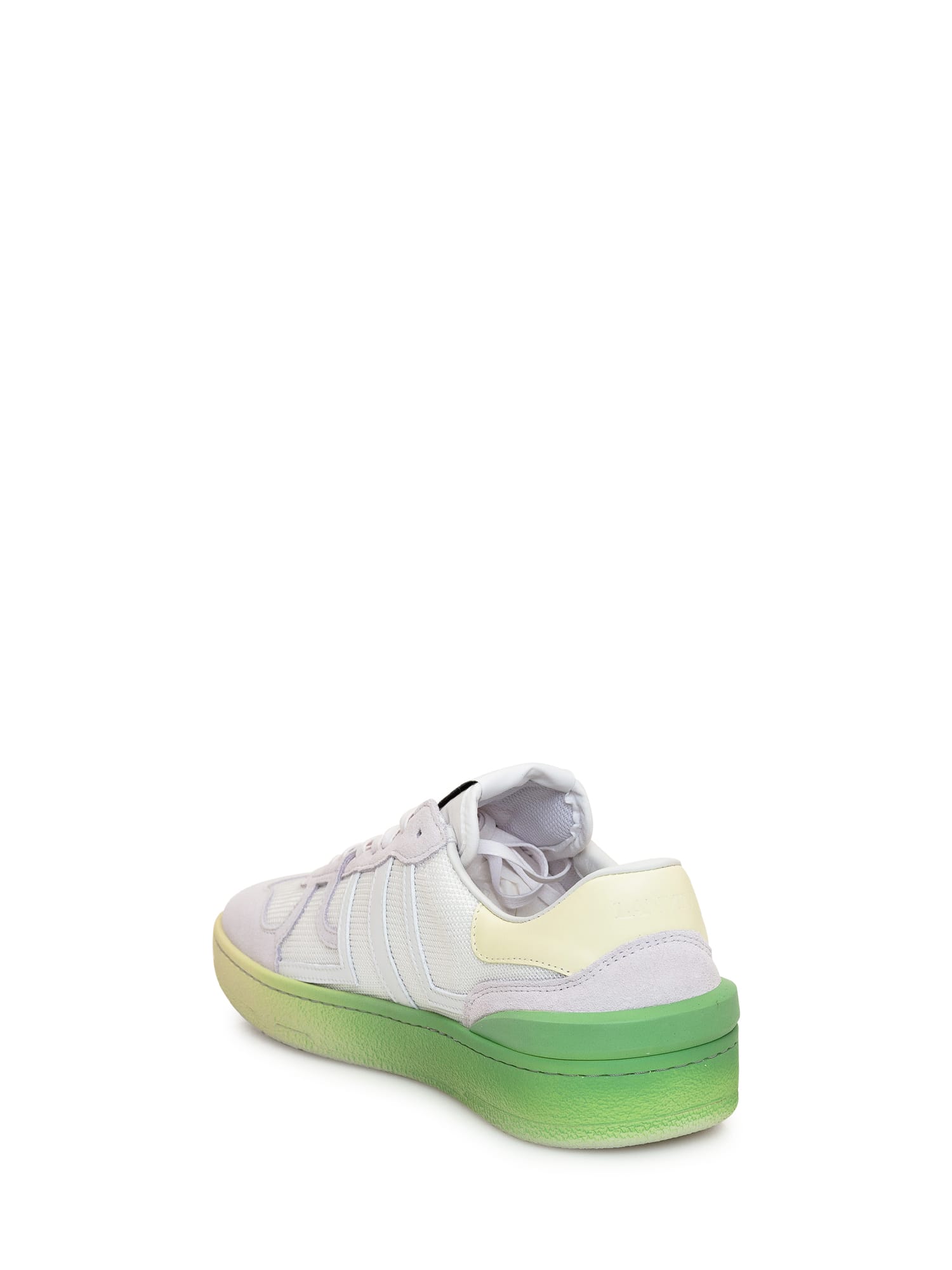Shop Lanvin Clay Sneaker In White/yellow