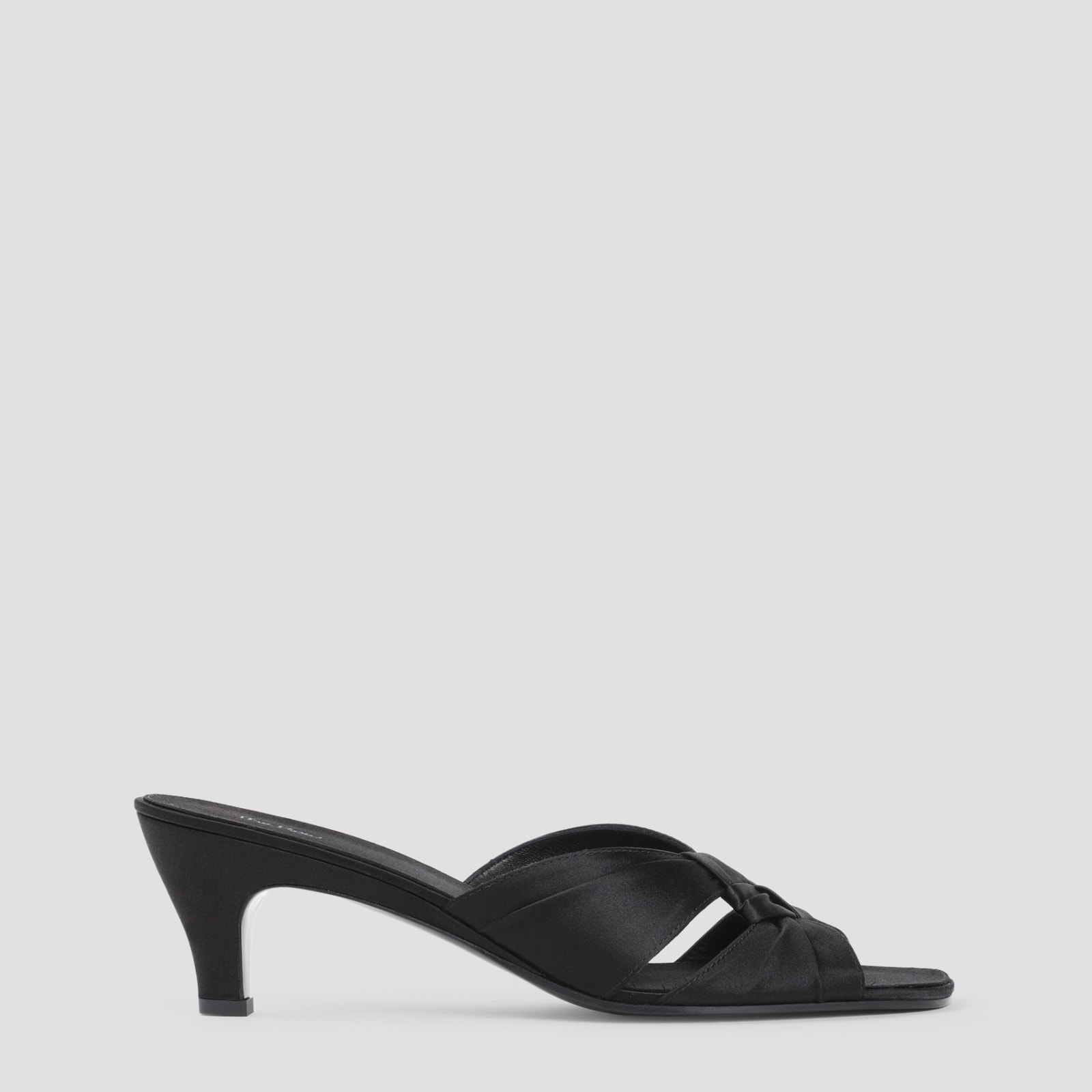 Shop The Row Soft Knot Sandals In Blk Black