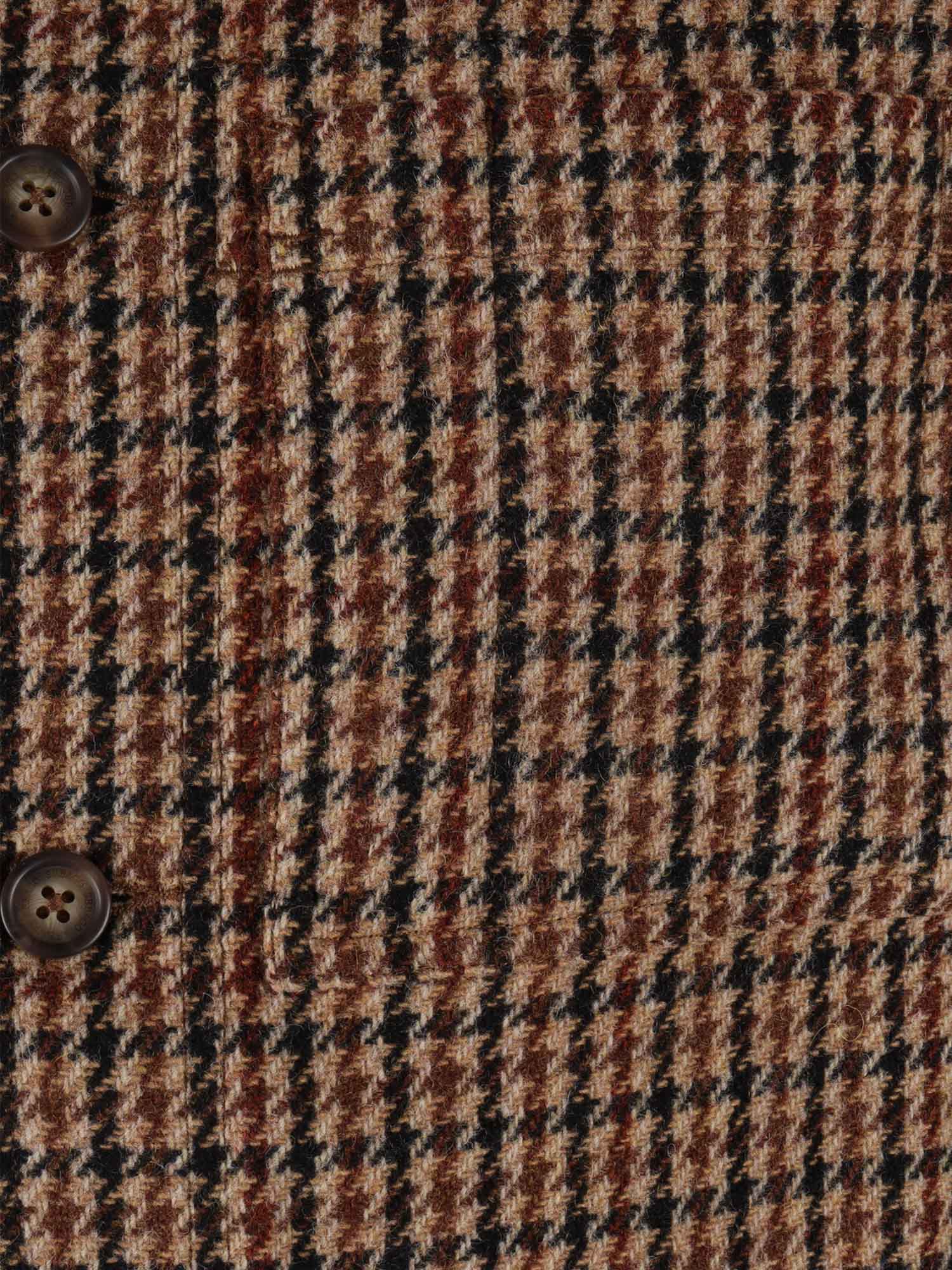 Sebago Houndstooth Button-fastening Jacket In Multi