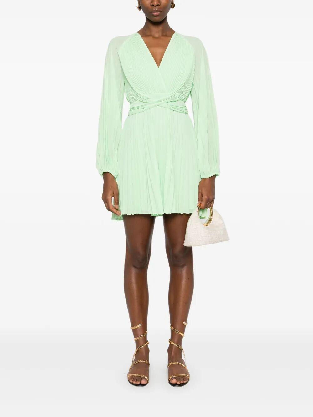 Shop Twinset Pleated Wrap Dress
