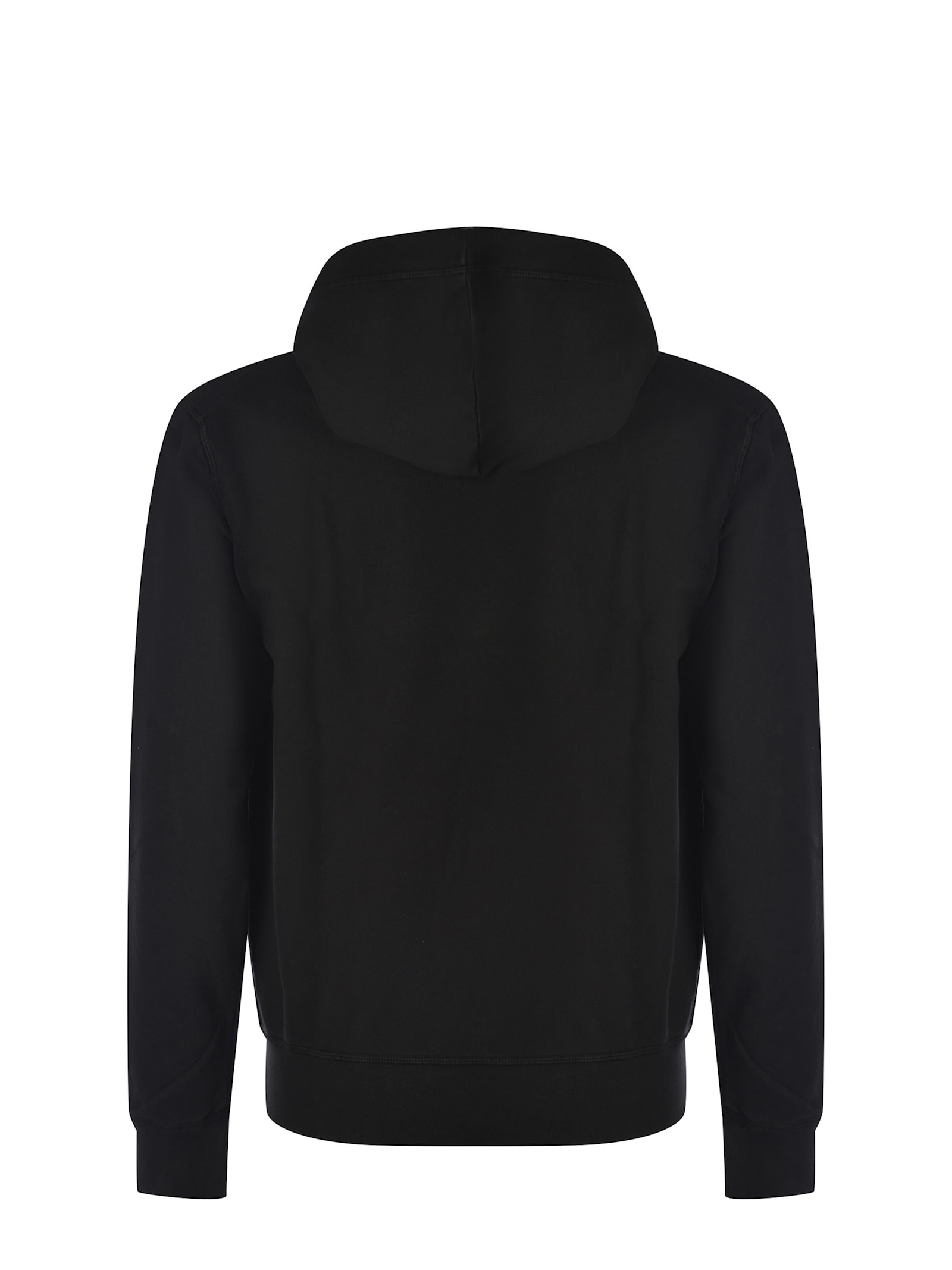 Shop Dsquared2 Hoodie Sweatshirt  Made Of Cotton In Black