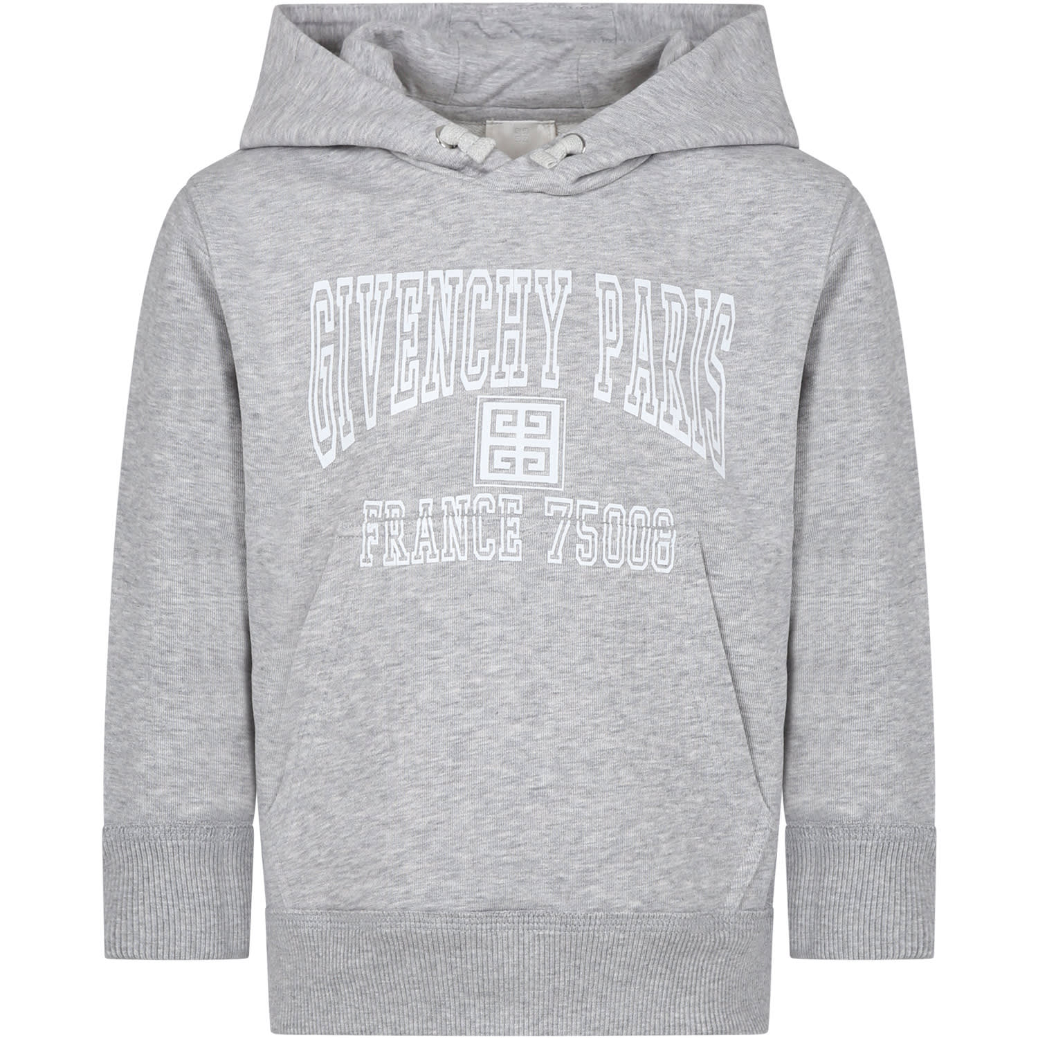 Shop Givenchy Gray Sweatshirt For Boy With Logo In Grey