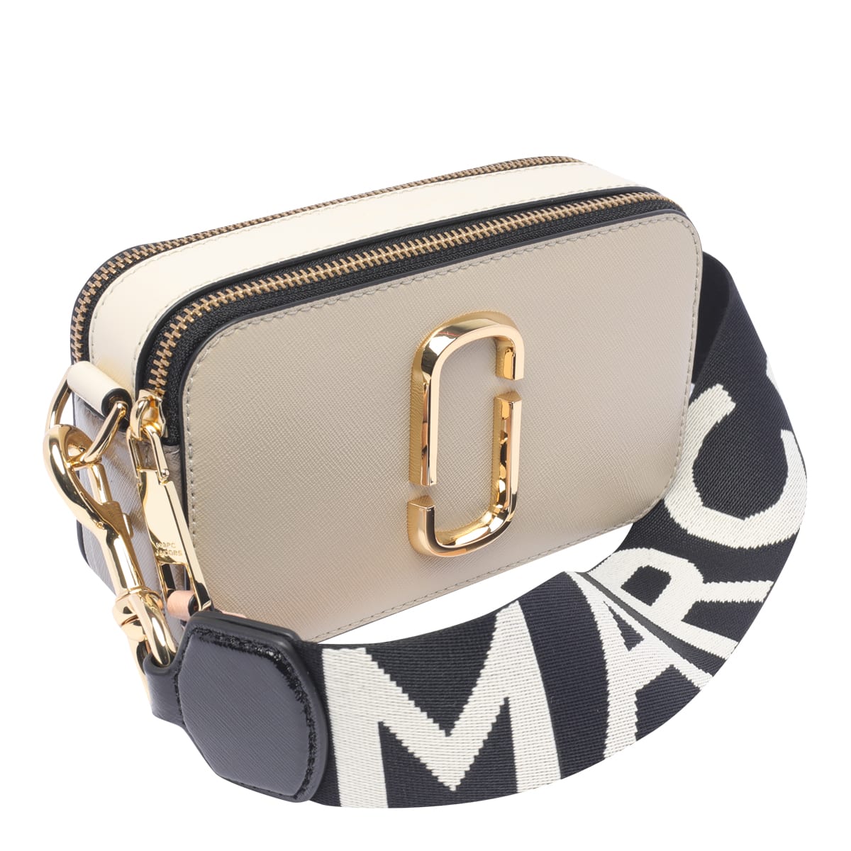 Shop Marc Jacobs The Snapshot Crossbody Bag In Khaki Multi