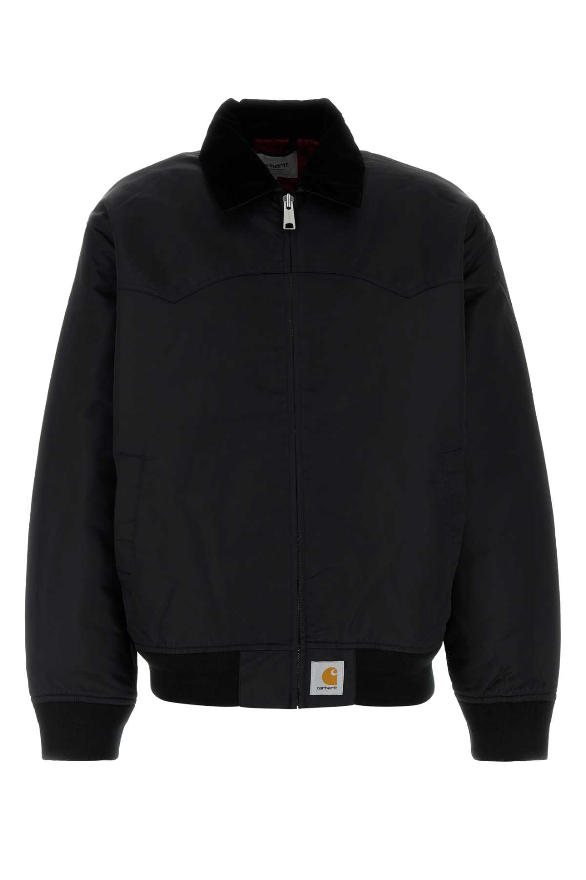 Black Grey Nylon Santa Fe Alumni Jacket