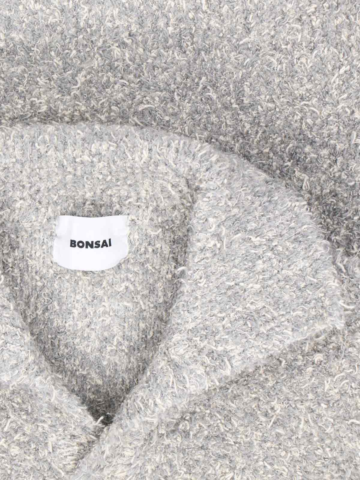 Bonsai Vrille Sweater In Gray