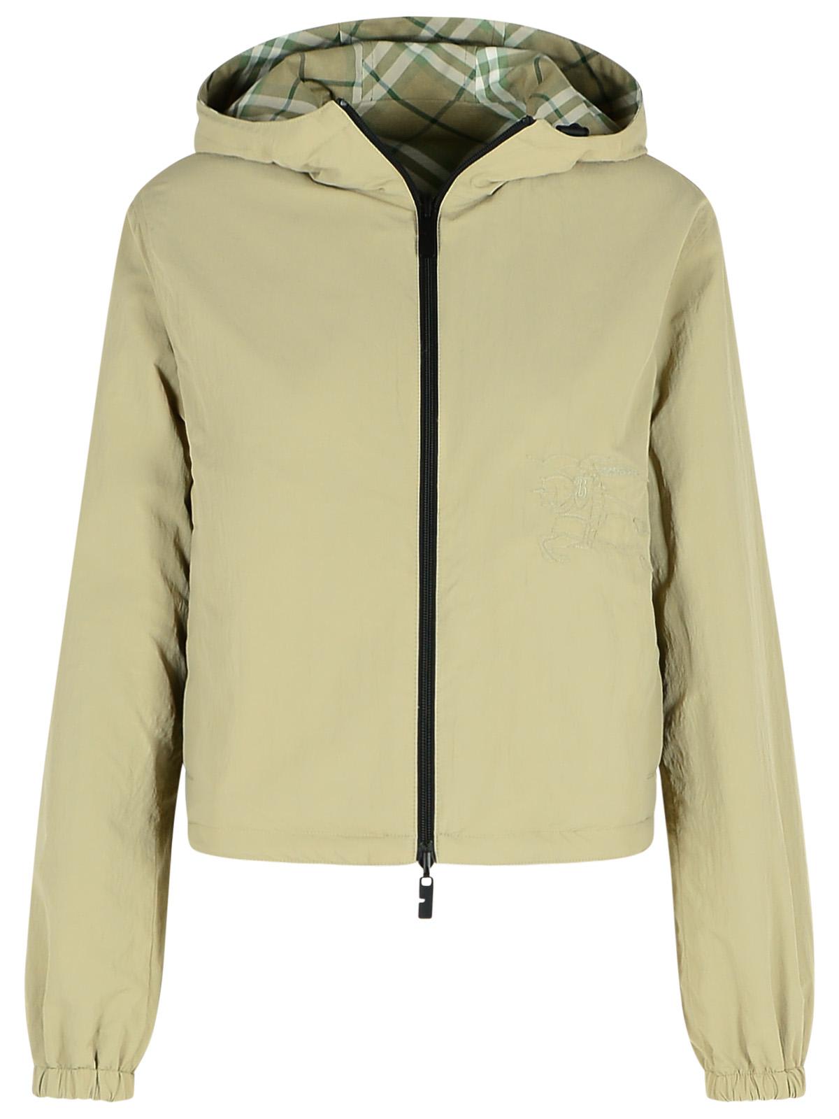 Check Polyester Jacket - Burberry - Modalova