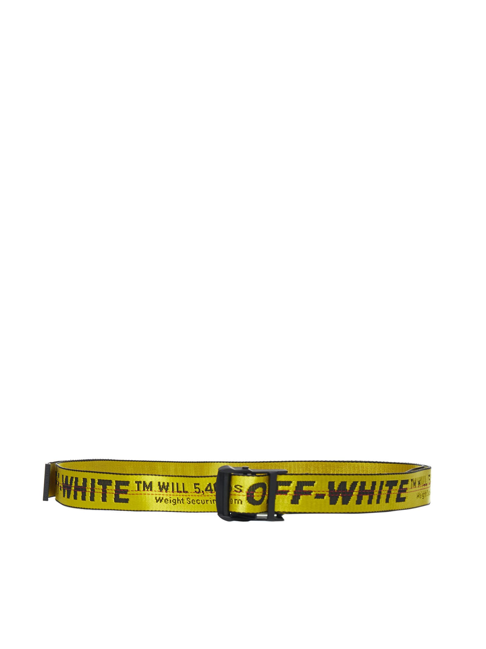 Off-White Classic Industrial Logo Jacquard Belt