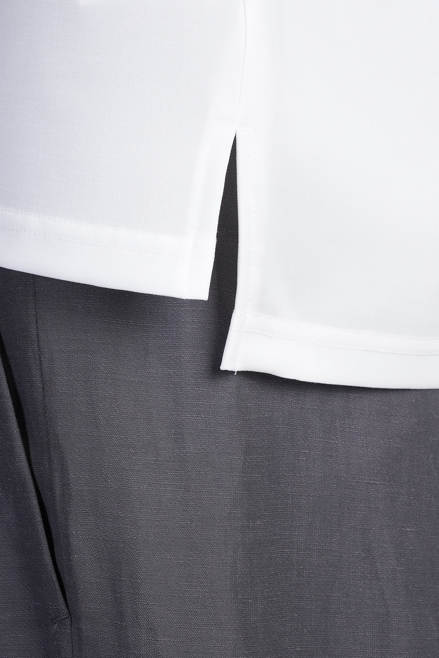 Attachment T-shirt In White Polyester In White