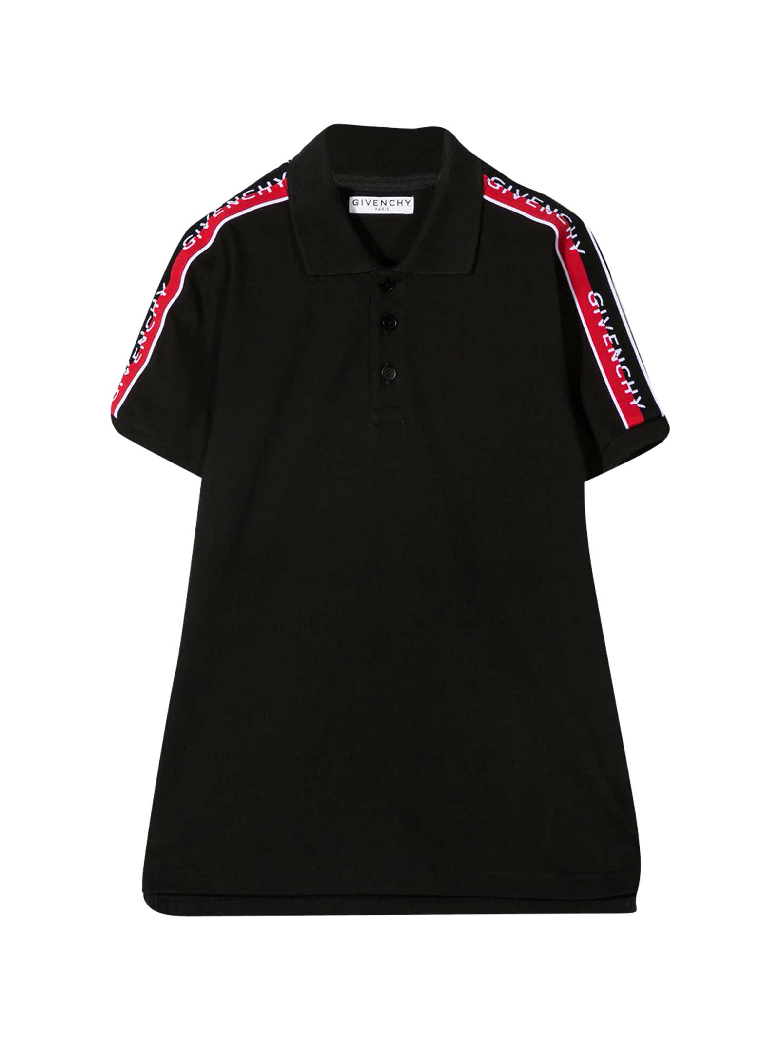 GIVENCHY POLO SHIRT WITH APPLICATION,H25237 09B