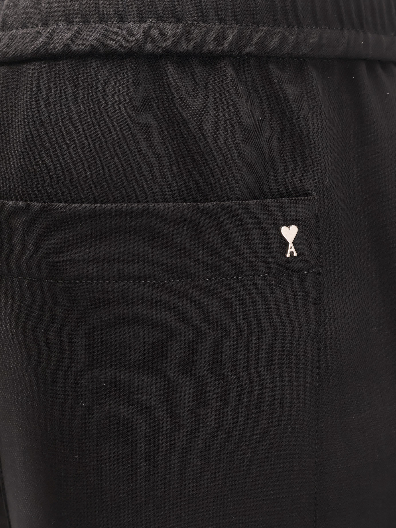 Shop Ami Alexandre Mattiussi Trouser In Black