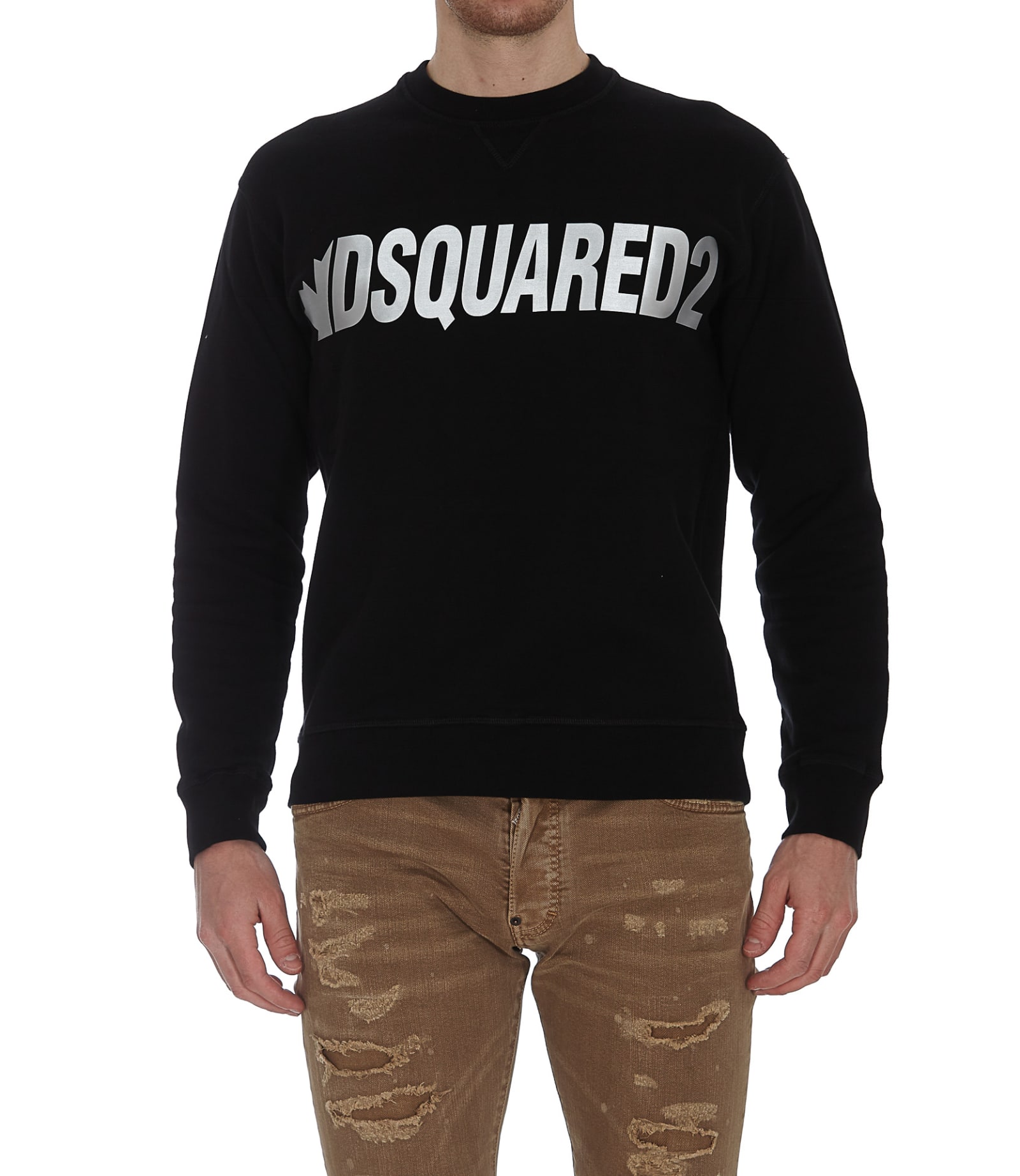 Dsquared2 Sweater Logo In Black