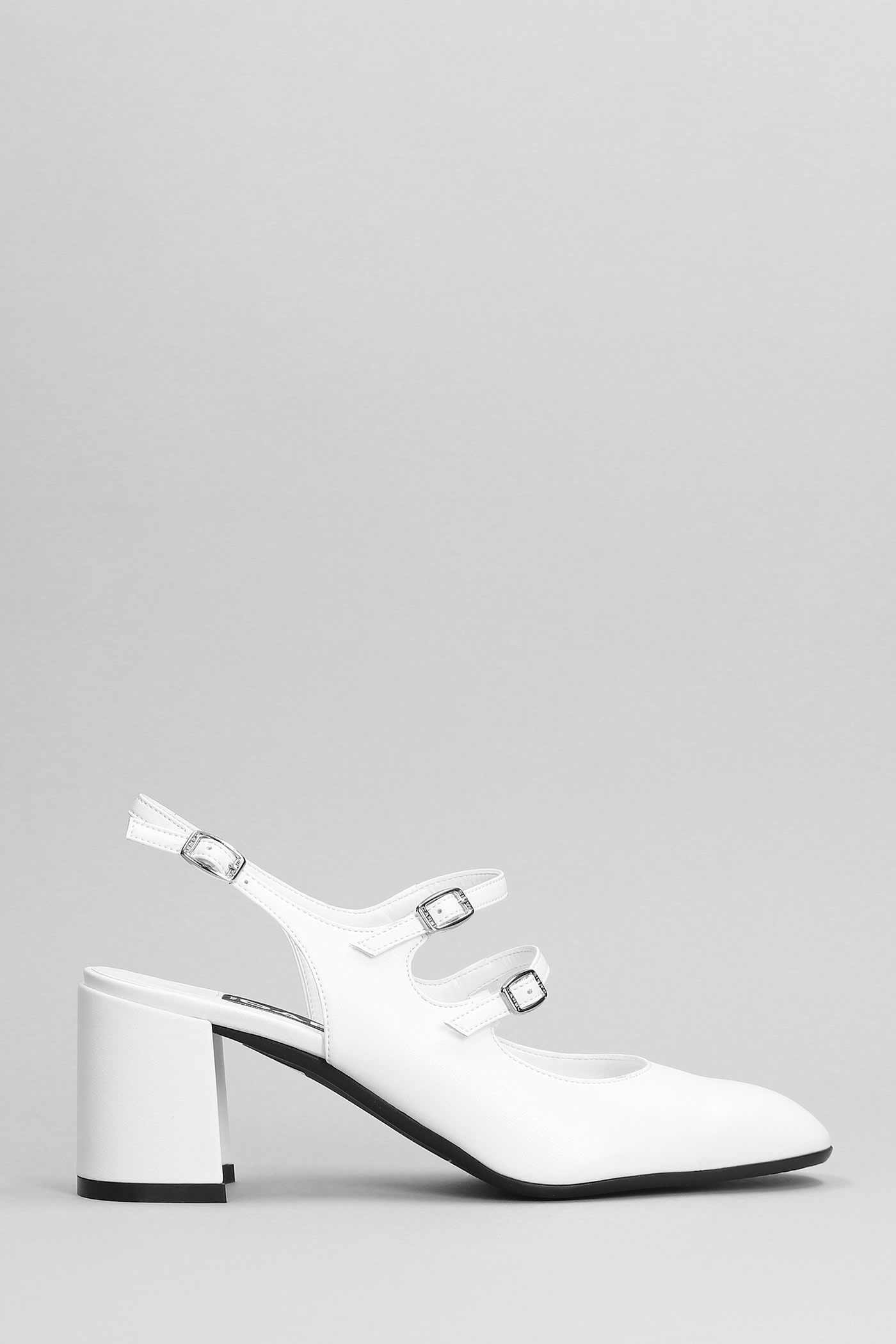 Carel Banana 22 Pumps In White Leather