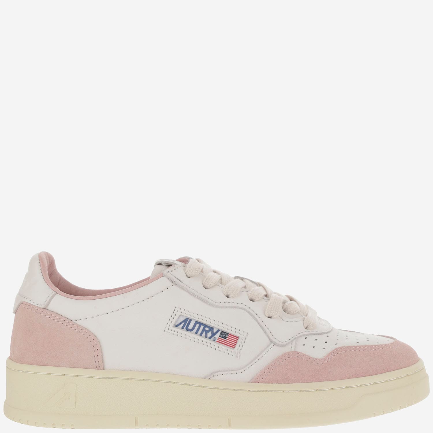 Autry Medalist Low-top Sneakers With Goat Leather In Multi
