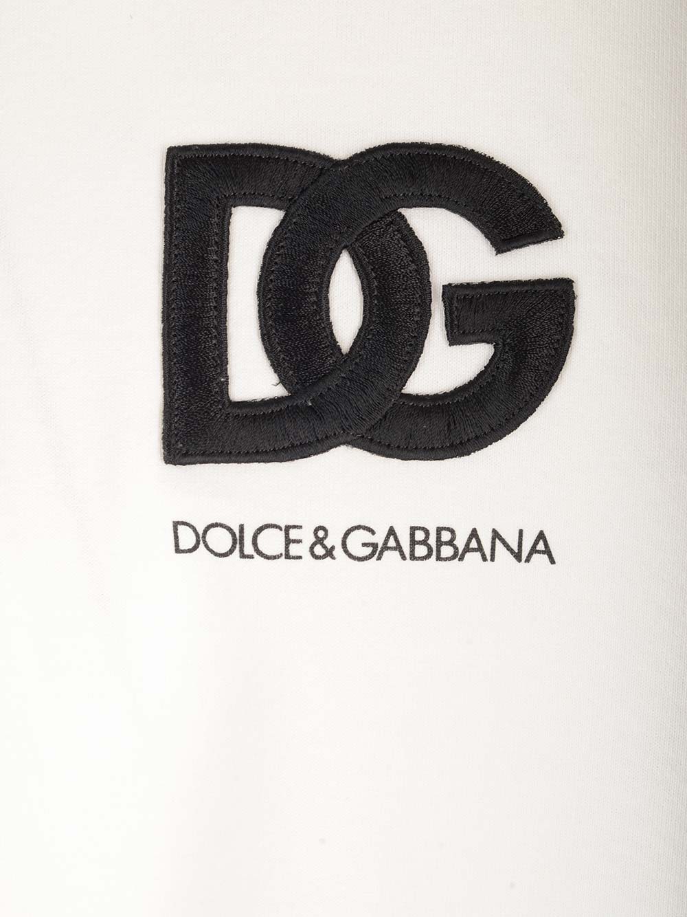 Shop Dolce & Gabbana Crew Neck T-shirt In Bianco