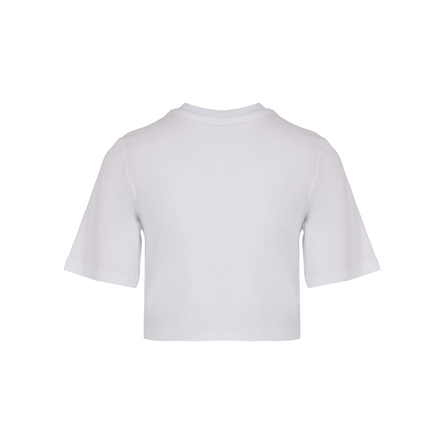Shop Msgm T-shirt Con Stampa In White
