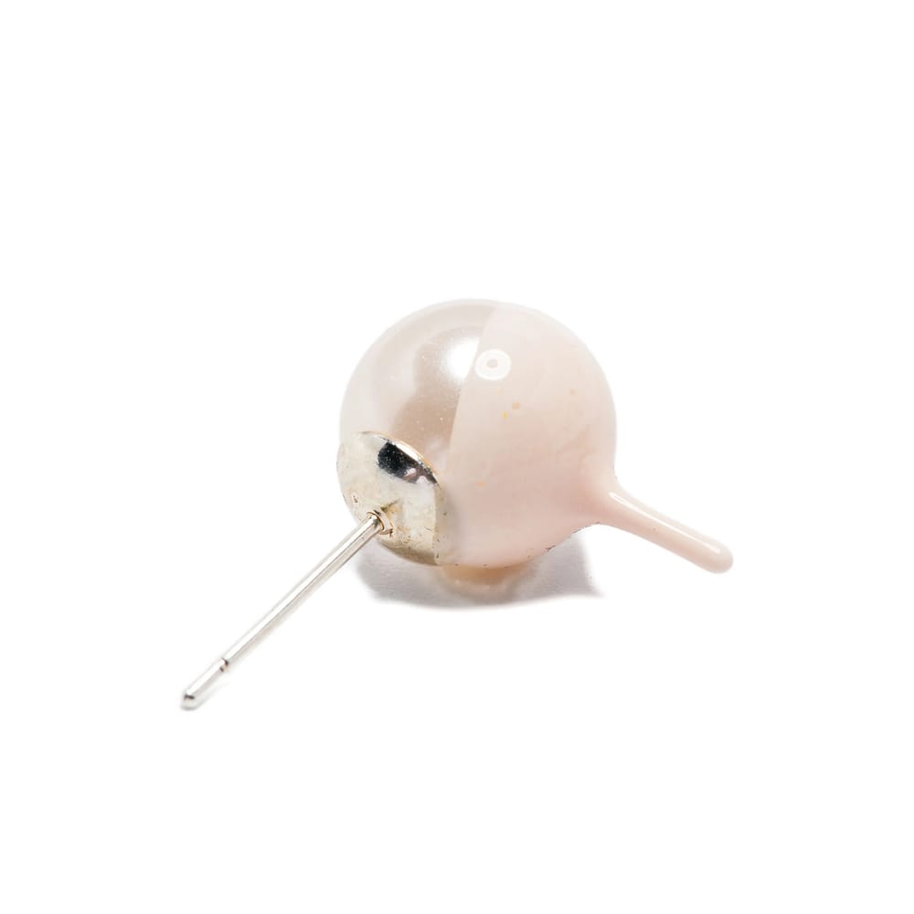 Ottolinger Dipped Pearl Stud Earrings In Multi