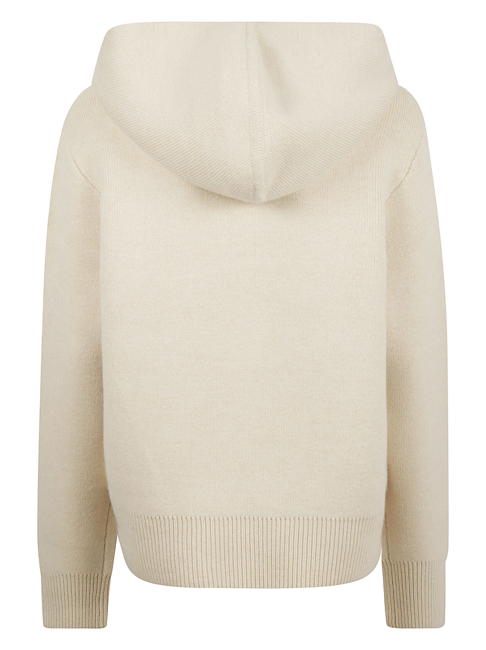 Shop Tory Burch Cashmere Blend Hoodie In Plage