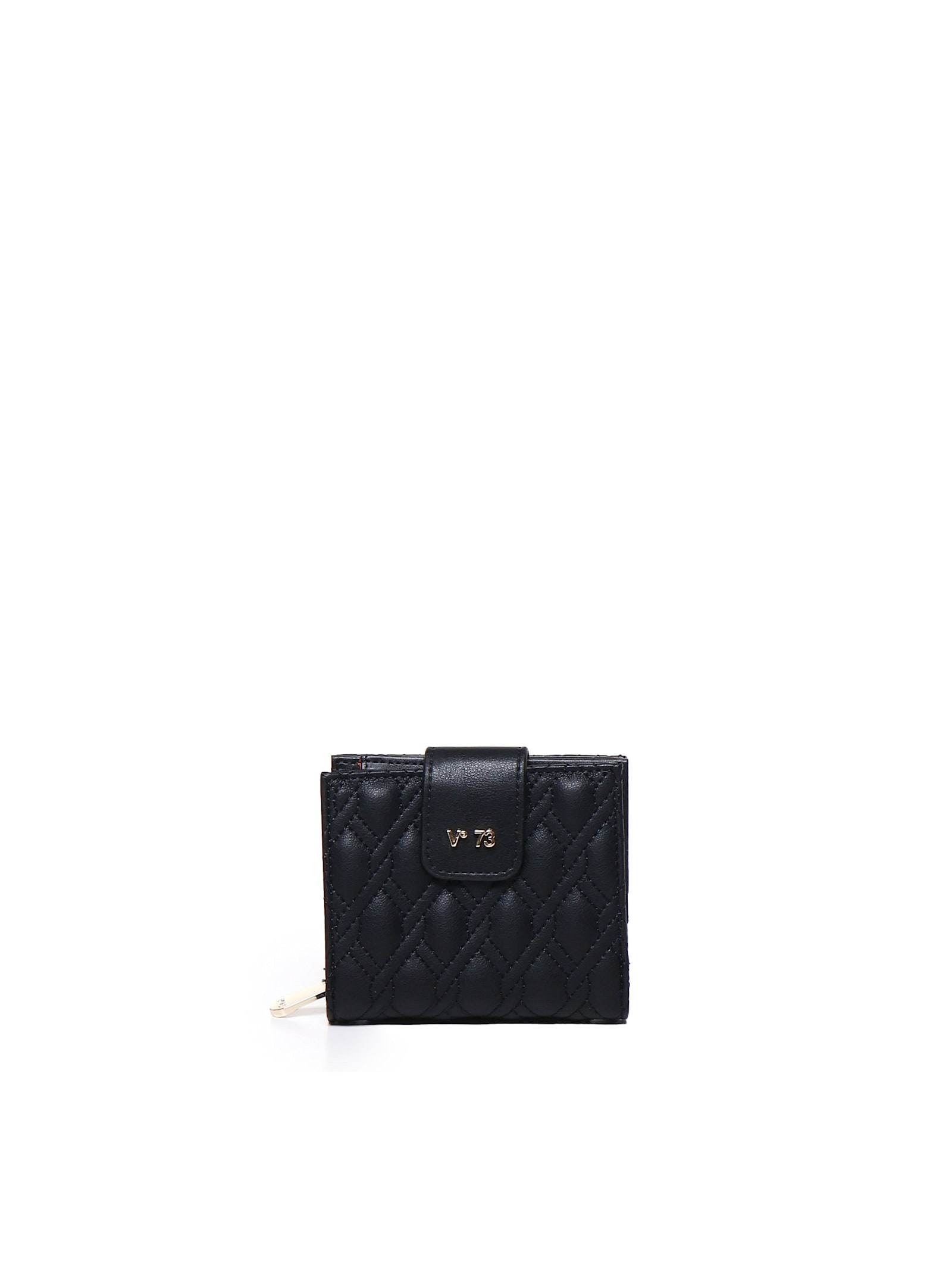 Shop V73 Margaret Wallet In Ecoleather In Black