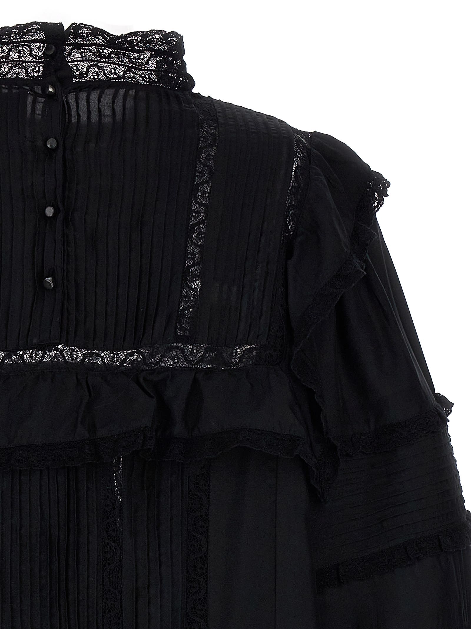 Shop Isabel Marant Zakae Dress In Black