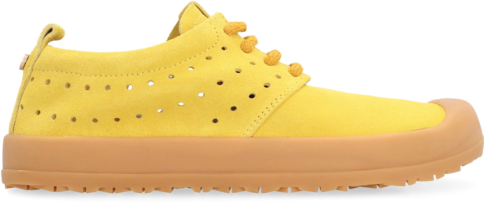 Volta Suede Low-top Sneakers In Yellow
