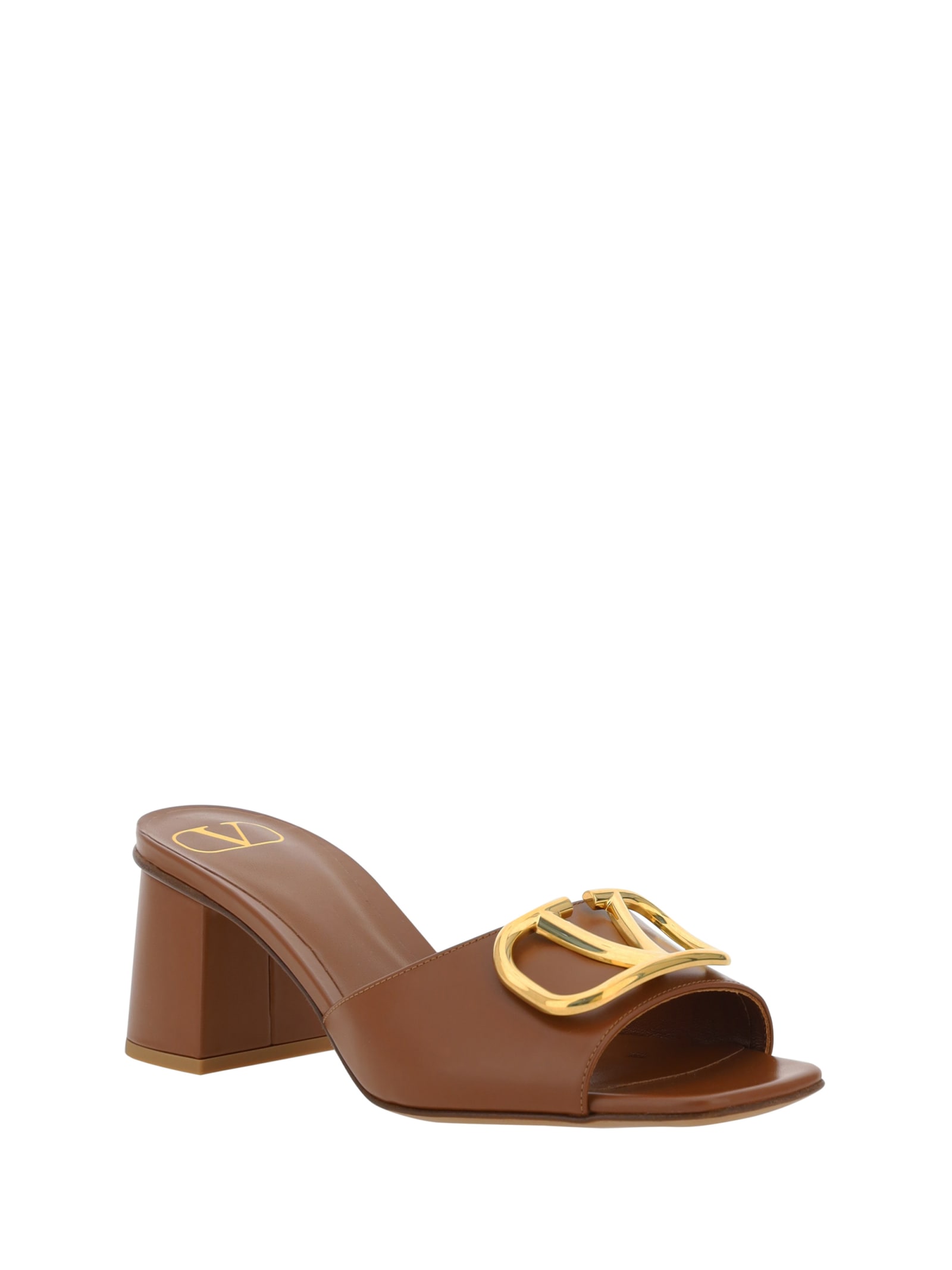 Shop Valentino Vlogo Sandals In Selleria