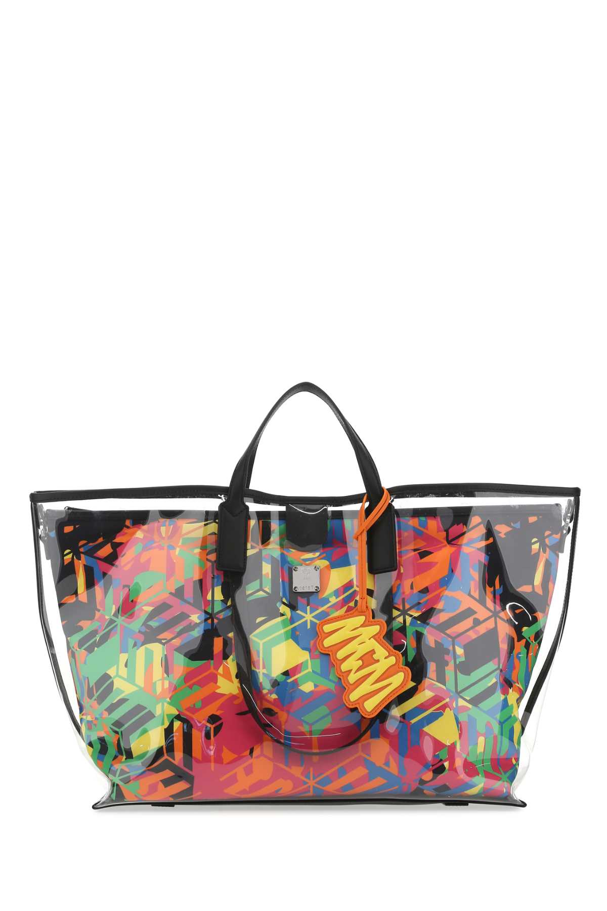 Multicolor Nylon And Pvc Shopping Bag
