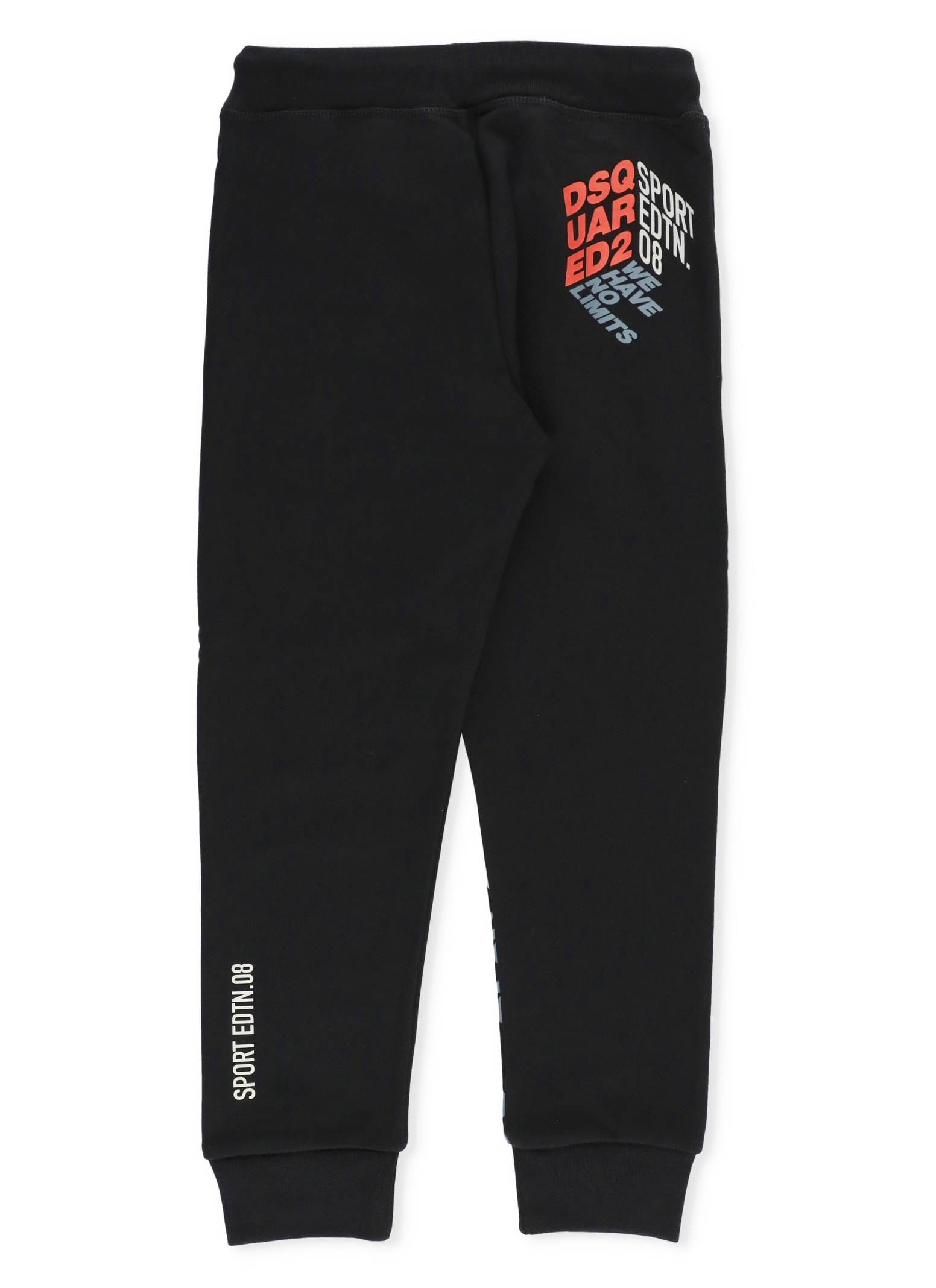 Shop Dsquared2 Cottone Trousers In Black