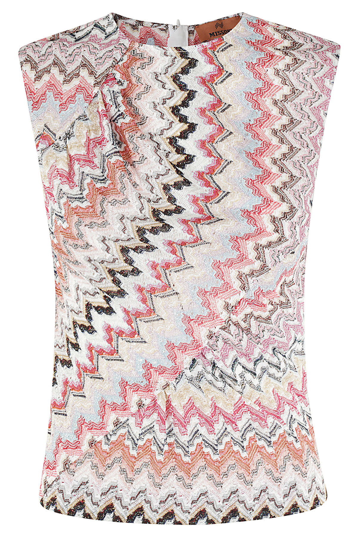 Shop Missoni Top In Pink Wht