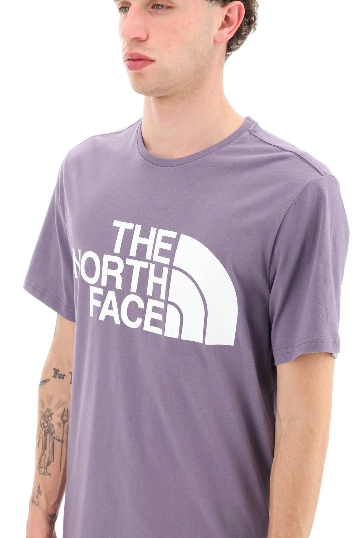 The North Face 'standard' T-shirt With Maxi Logo Print In Violet 