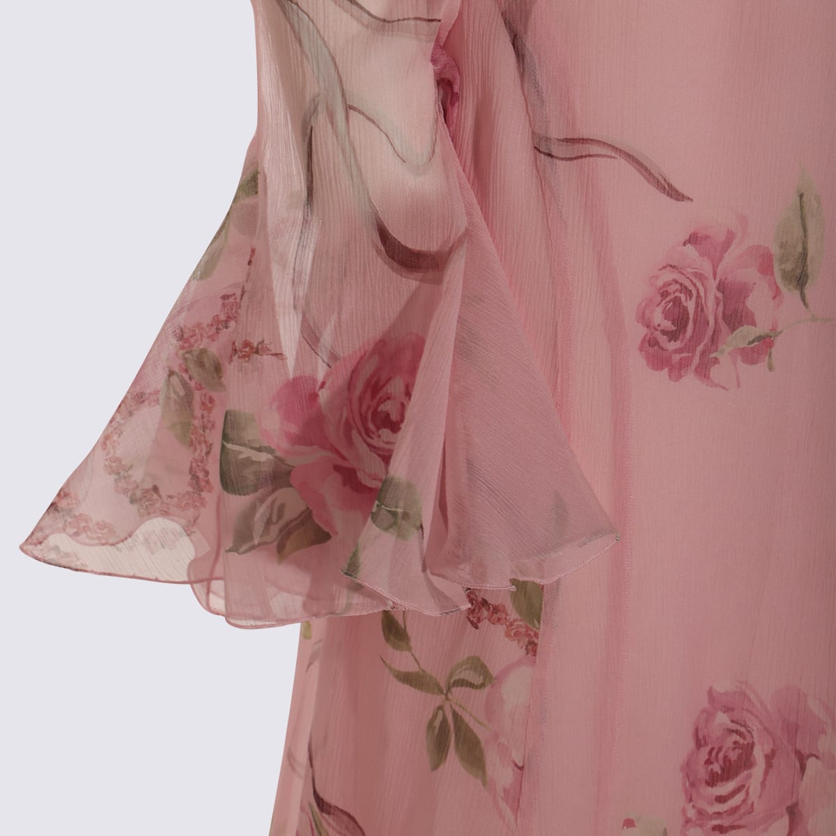 Blumarine Pink Midi Dress In Pink