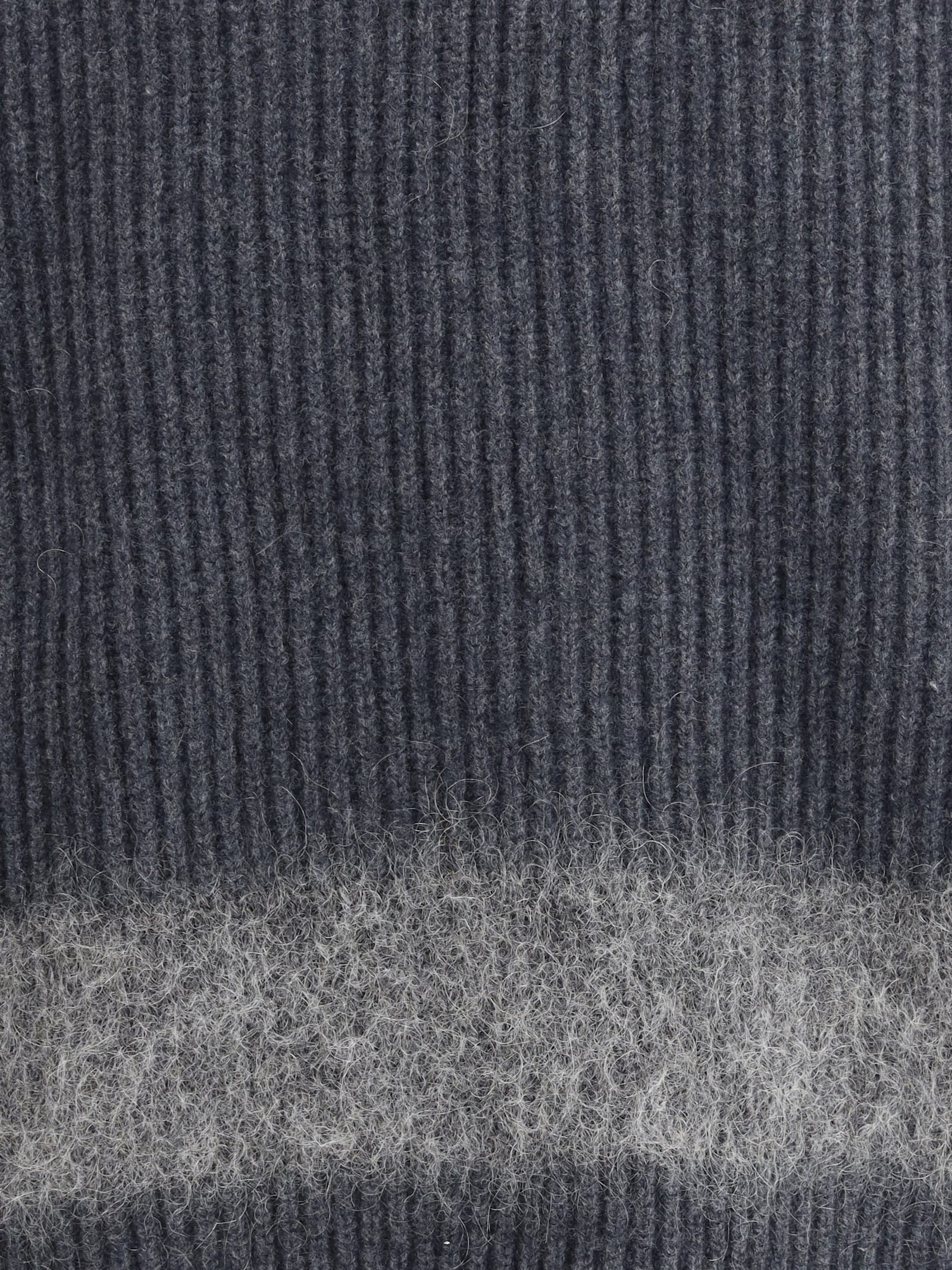 Dsquared2 Men Ribbed Wool Sweater In Blue