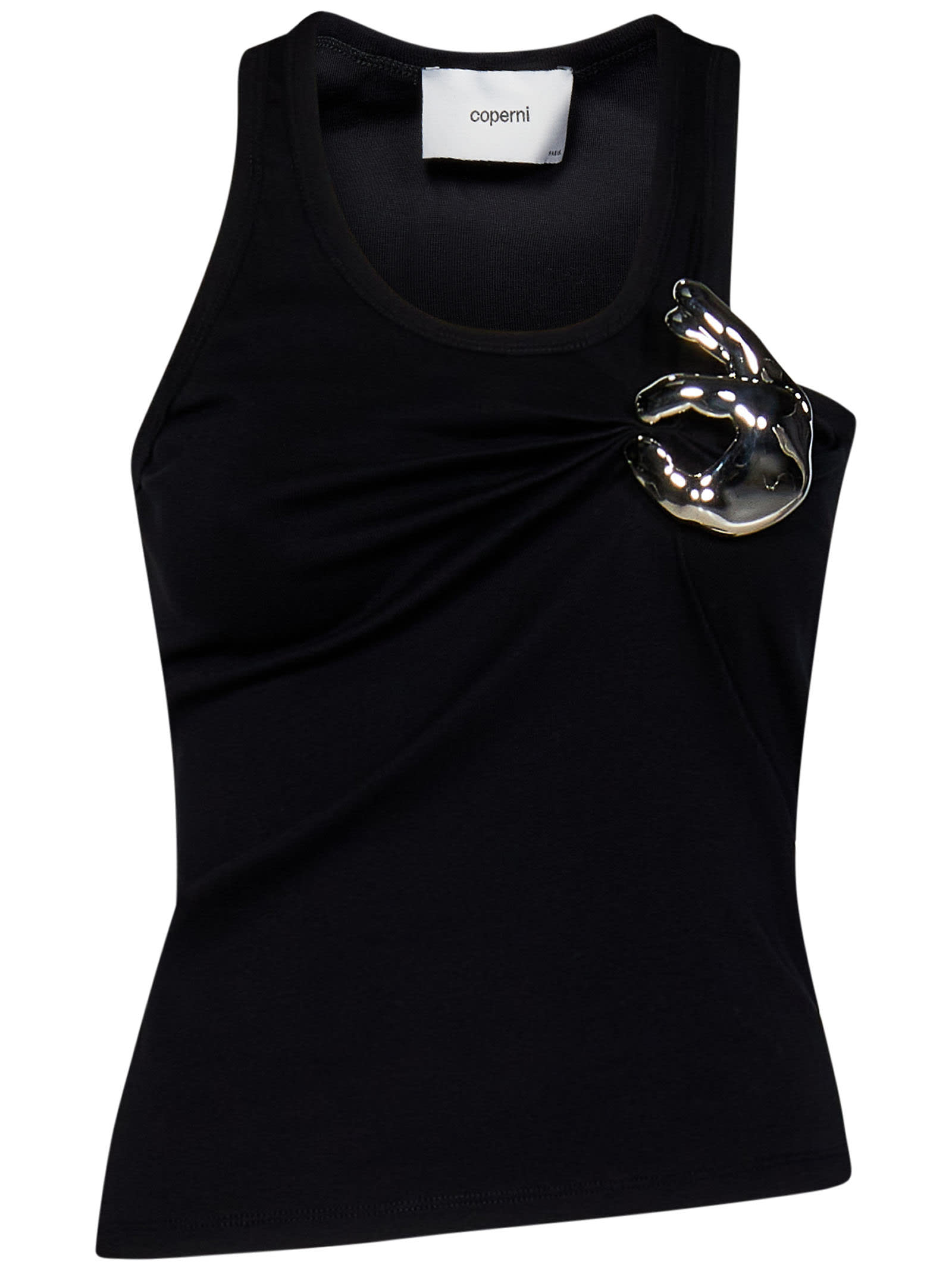 Coperni Emoji Tank Top In Black