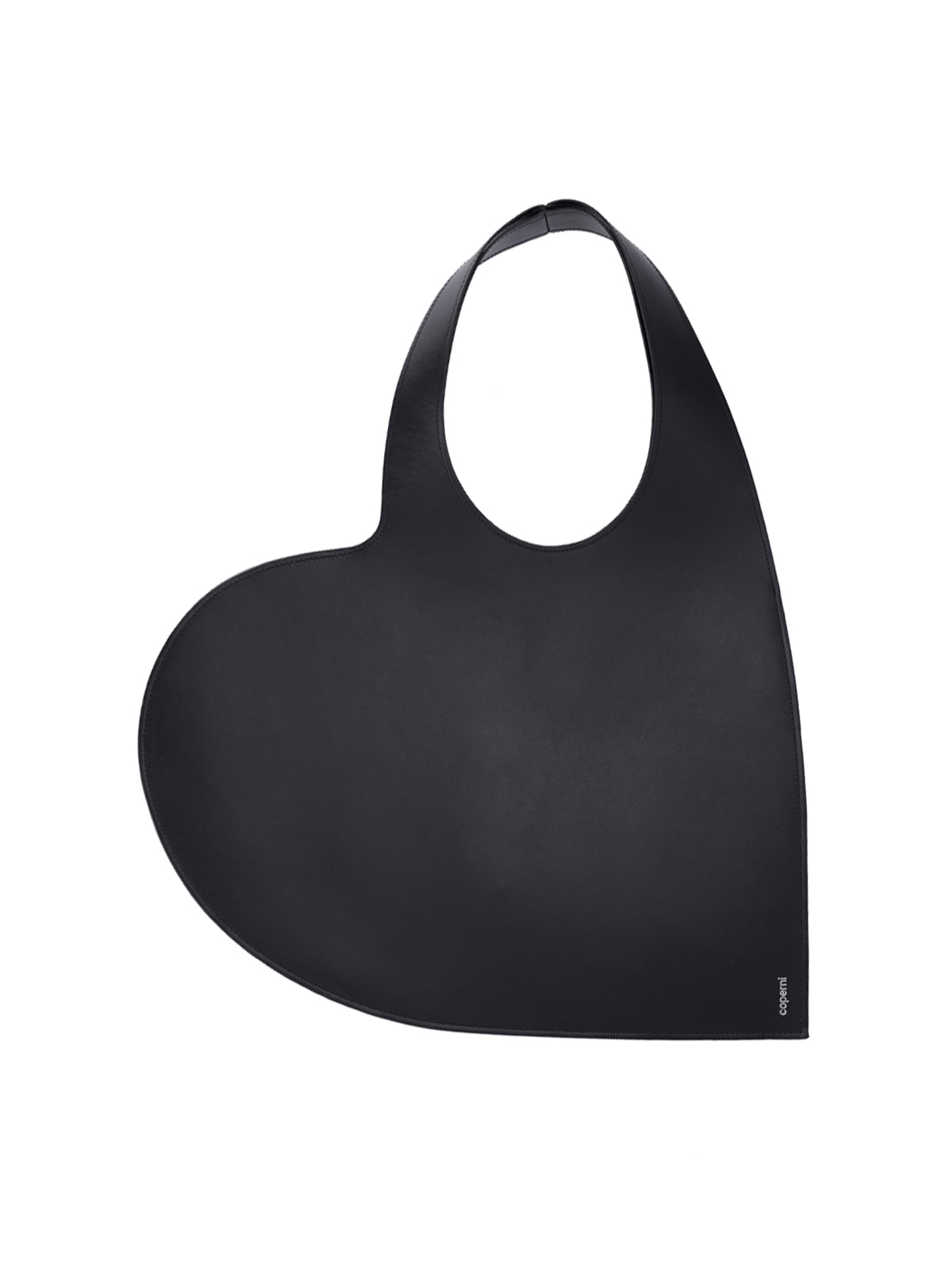 Shop Coperni Heart Tote Bag In Black