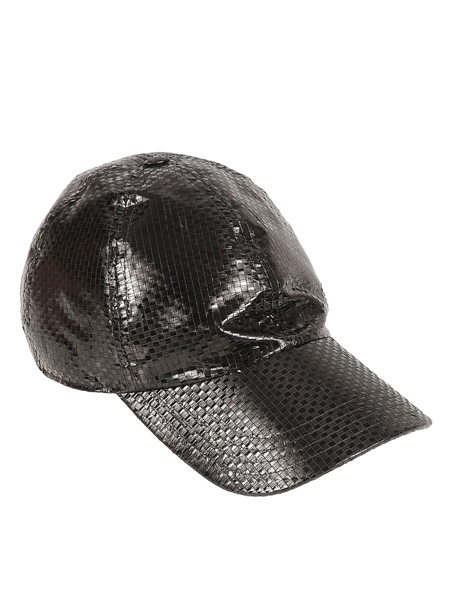 Shop Alexander Mcqueen Tarpaulin Baseball Cap In Black