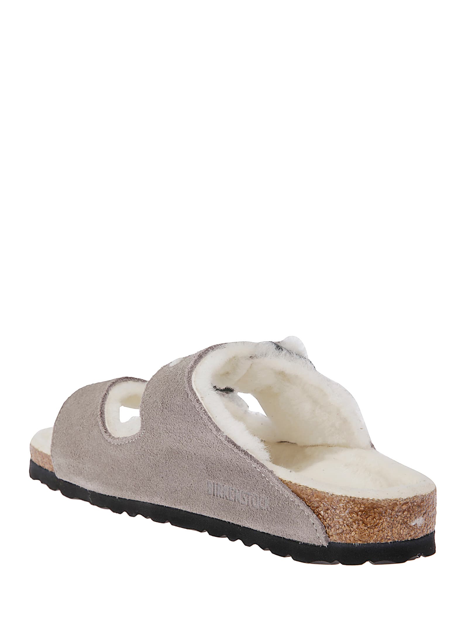 Birkenstock Arizona Shearling & Suede Sandals In Multi