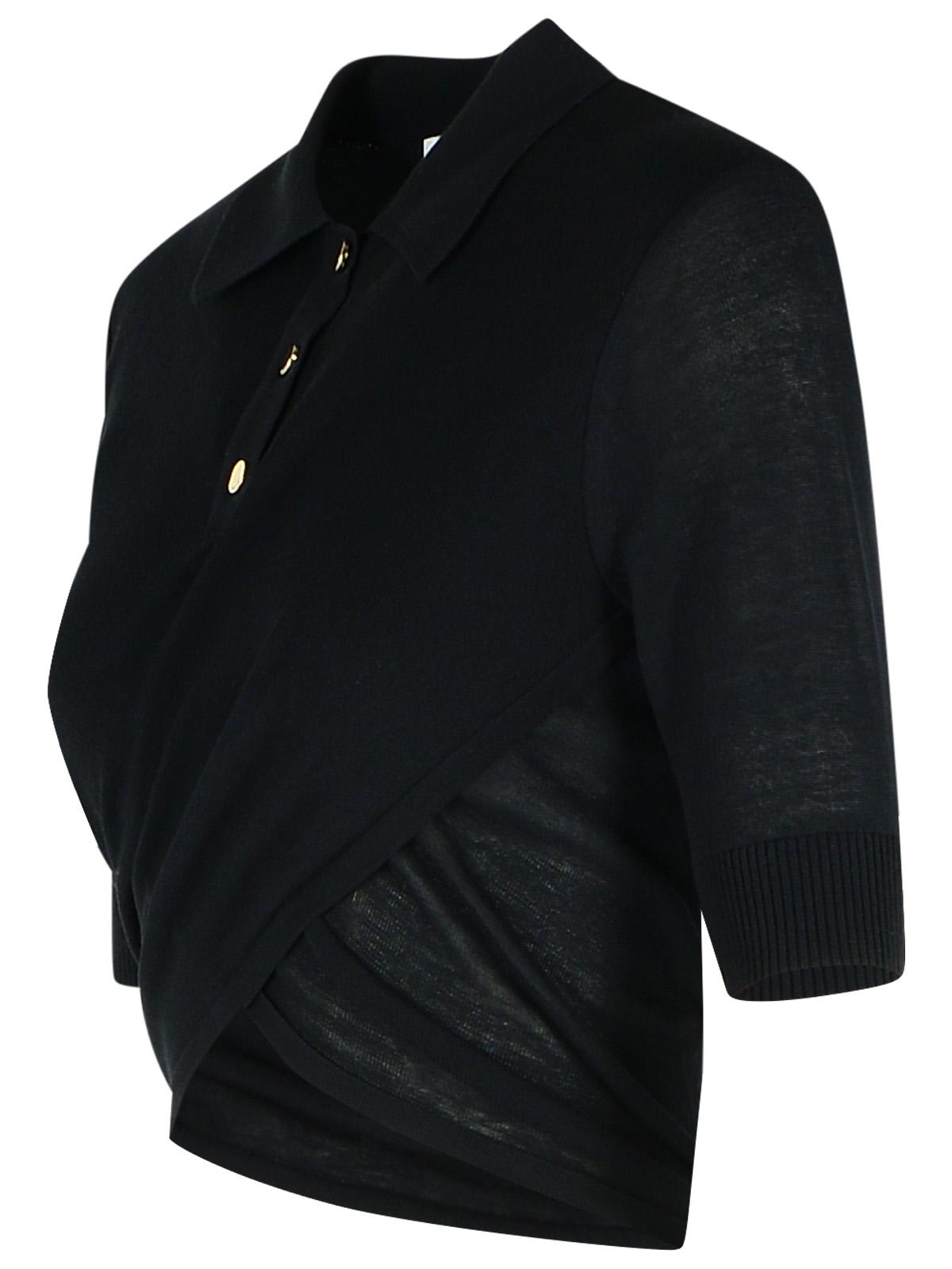 Sportmax Black Shaker Top In Black