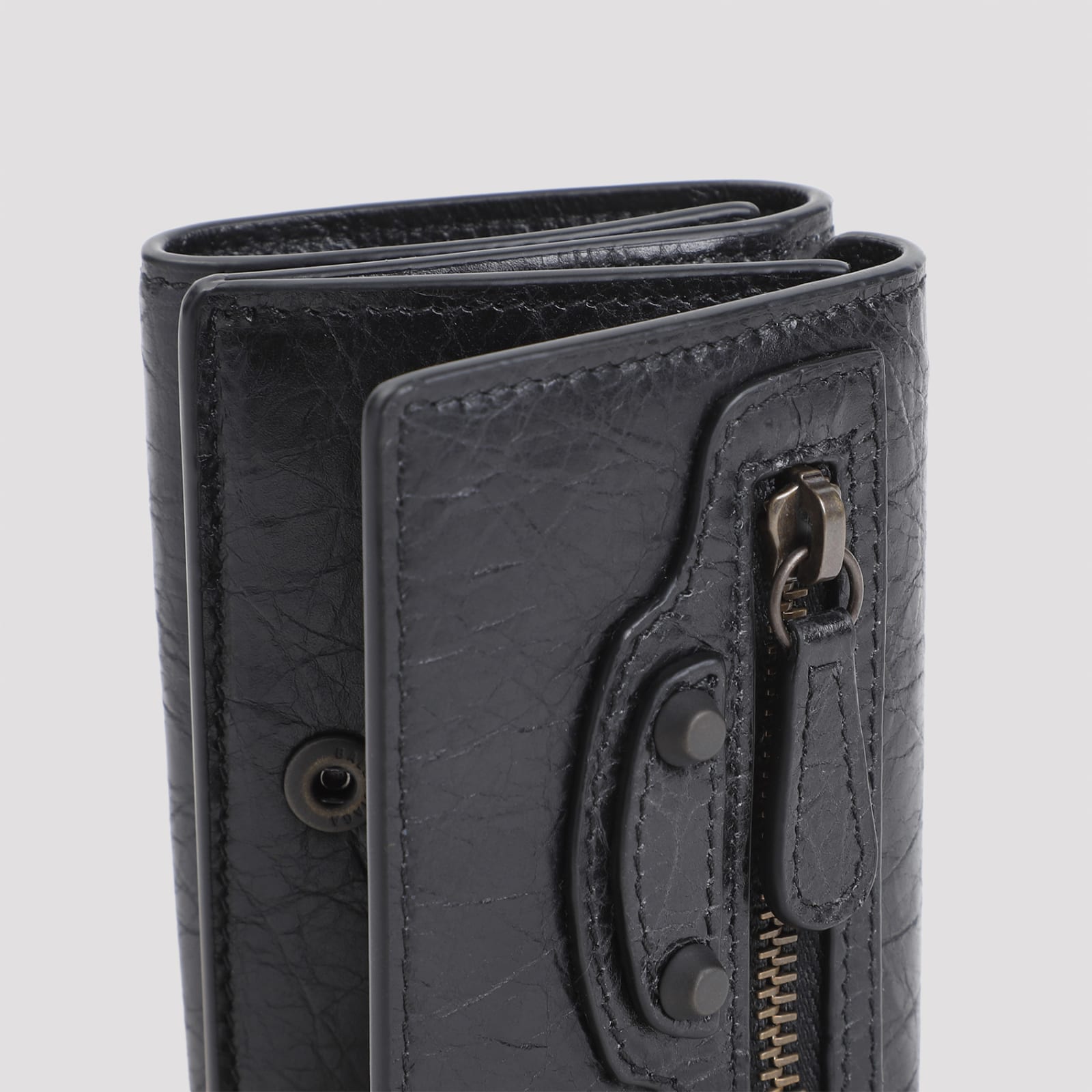 Shop Balenciaga Le City Mini Wallet In Black